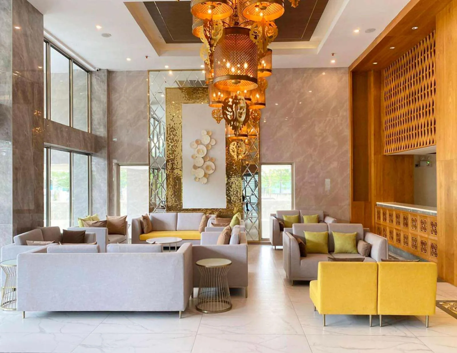 Living room in Holiday Pier Hotel