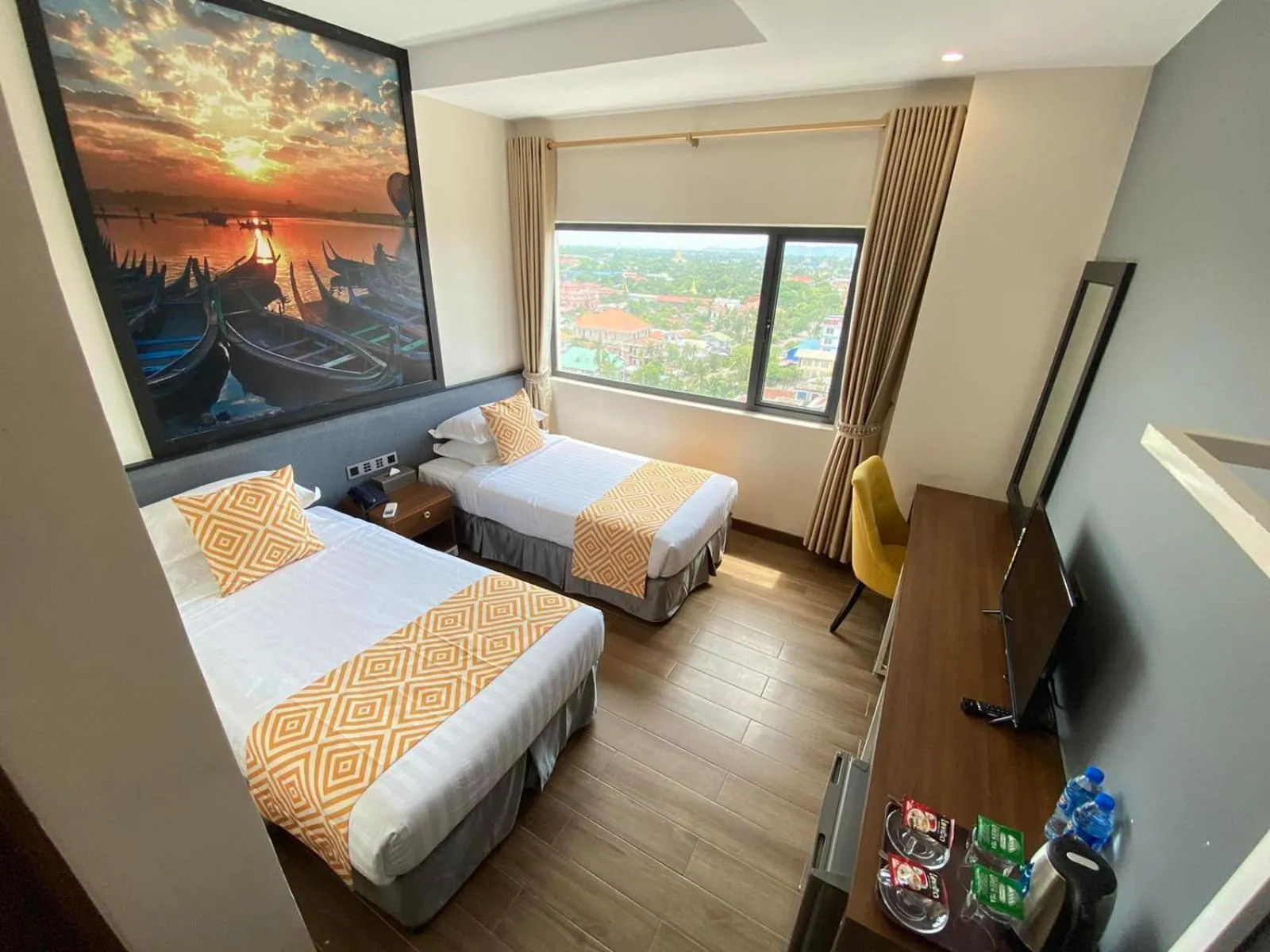 Bed in Holiday Pier Hotel