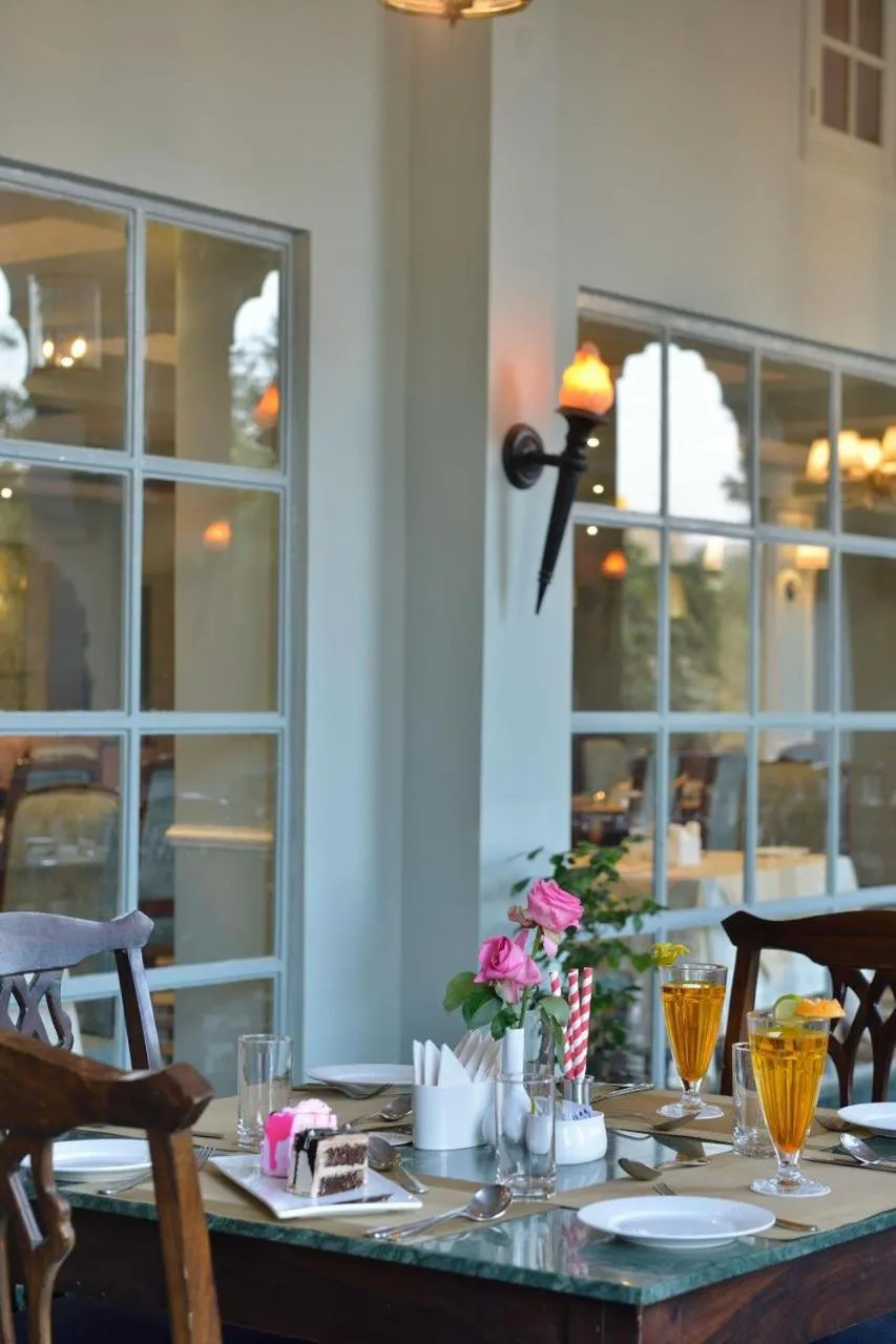 Decorative detail in Hotel Chandra Raj Mahal