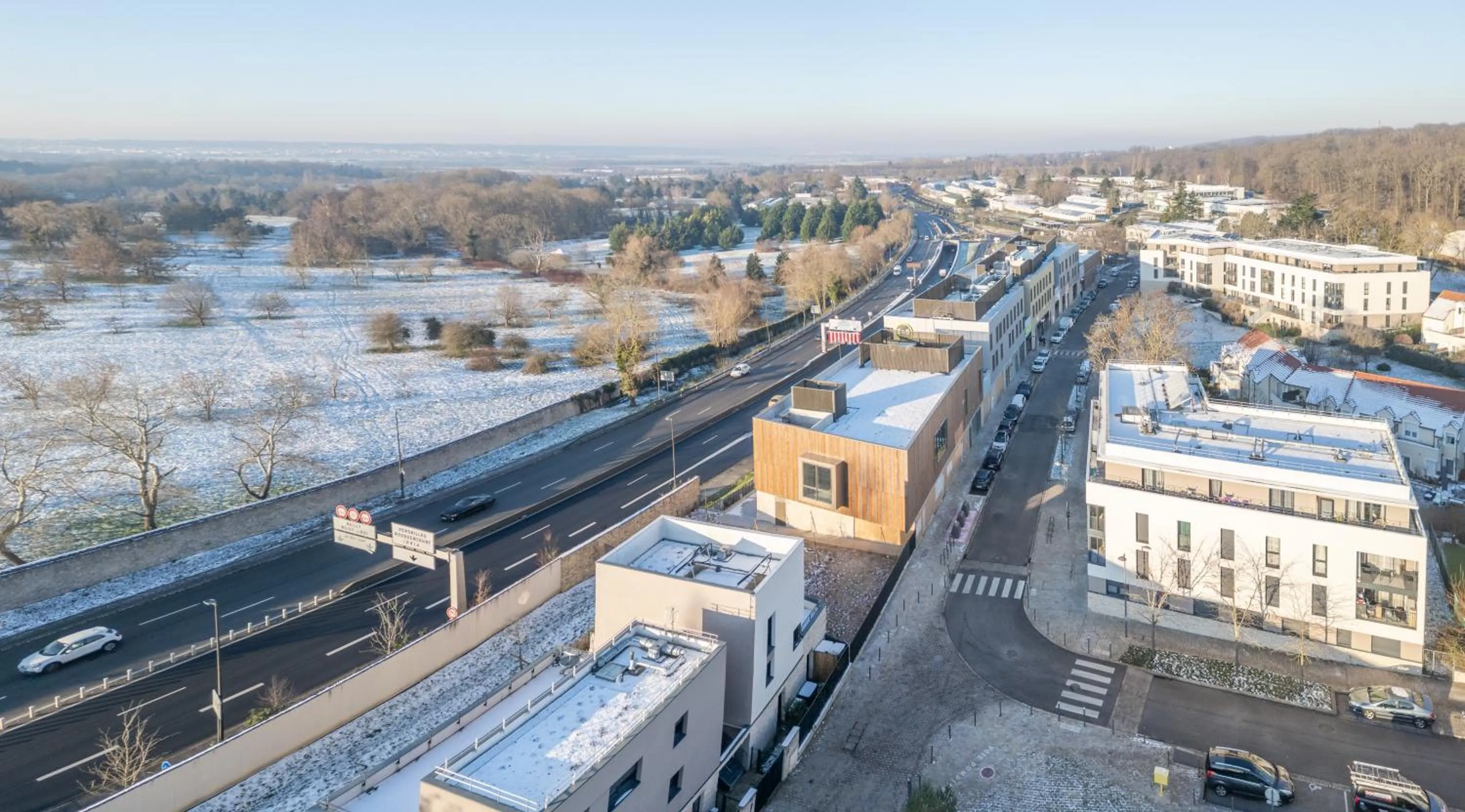Street view in B&B HOTEL Versailles Rocquencourt