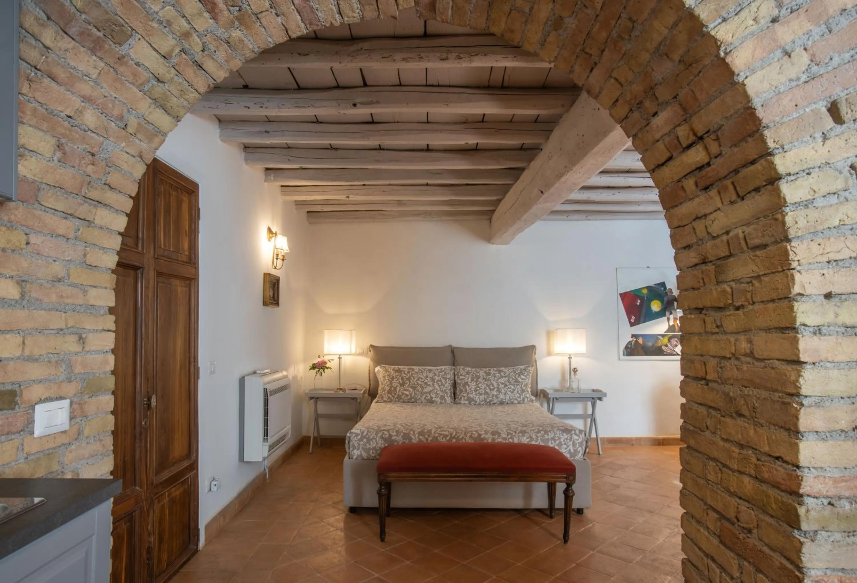 Bed in Castello del Duca