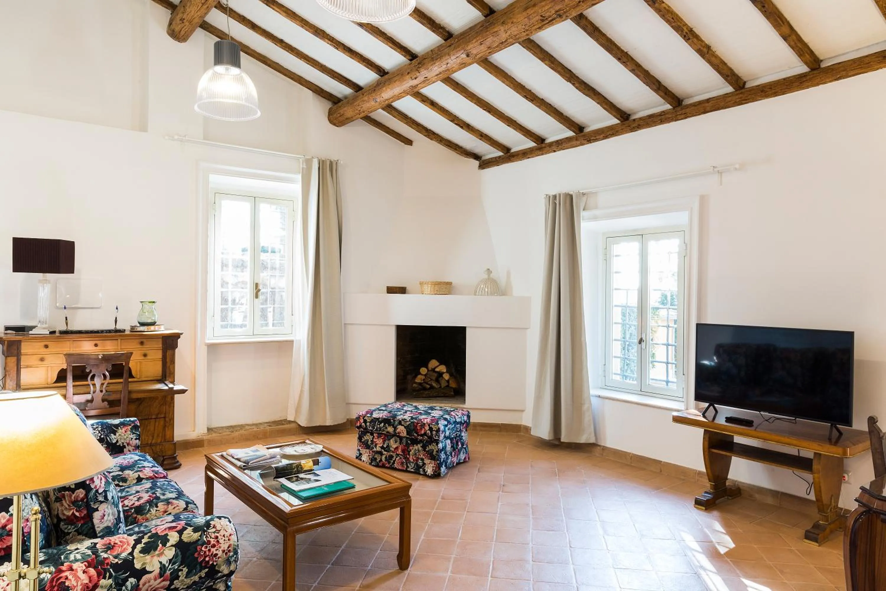 Living room in Castello del Duca