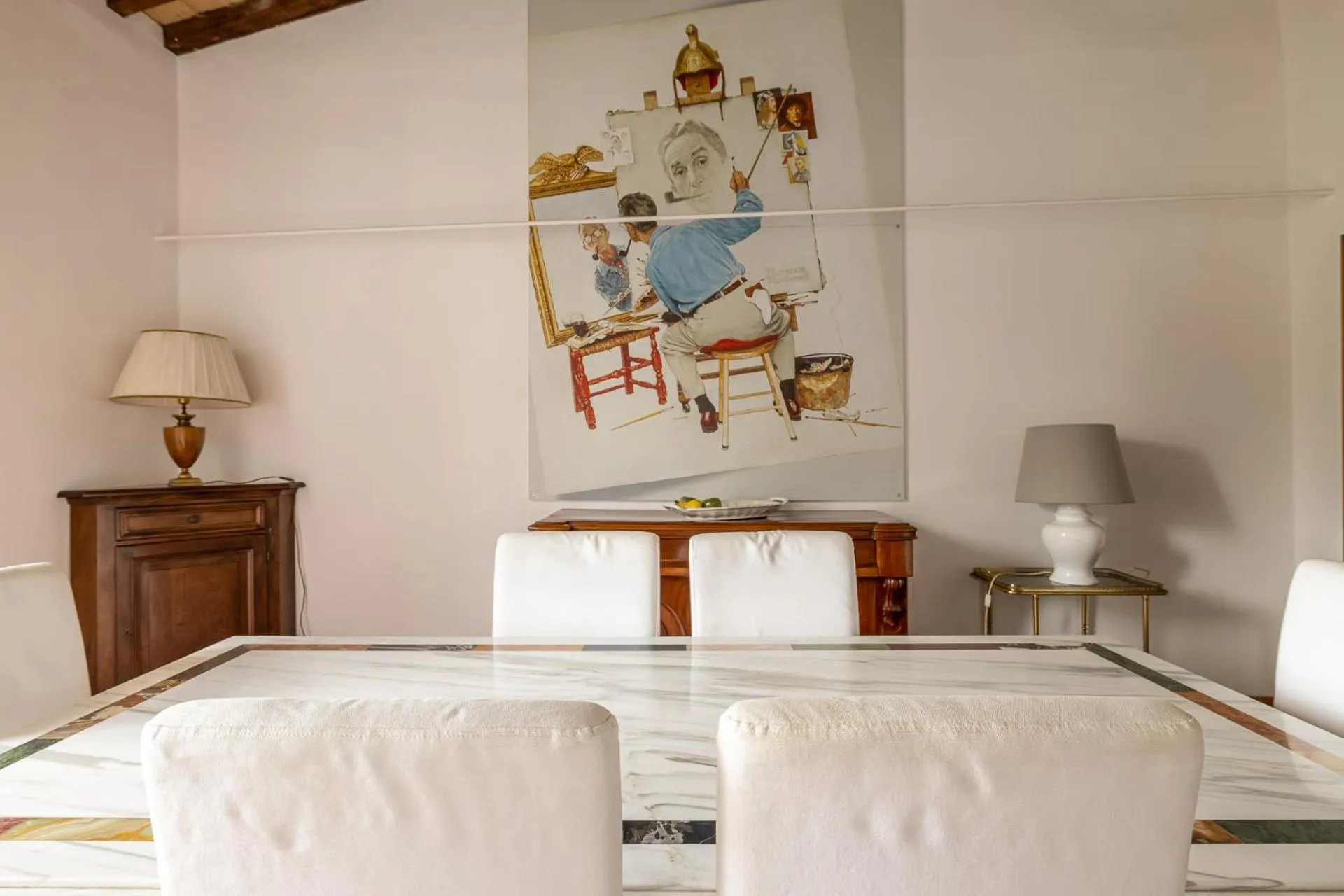 Bed in Castello del Duca