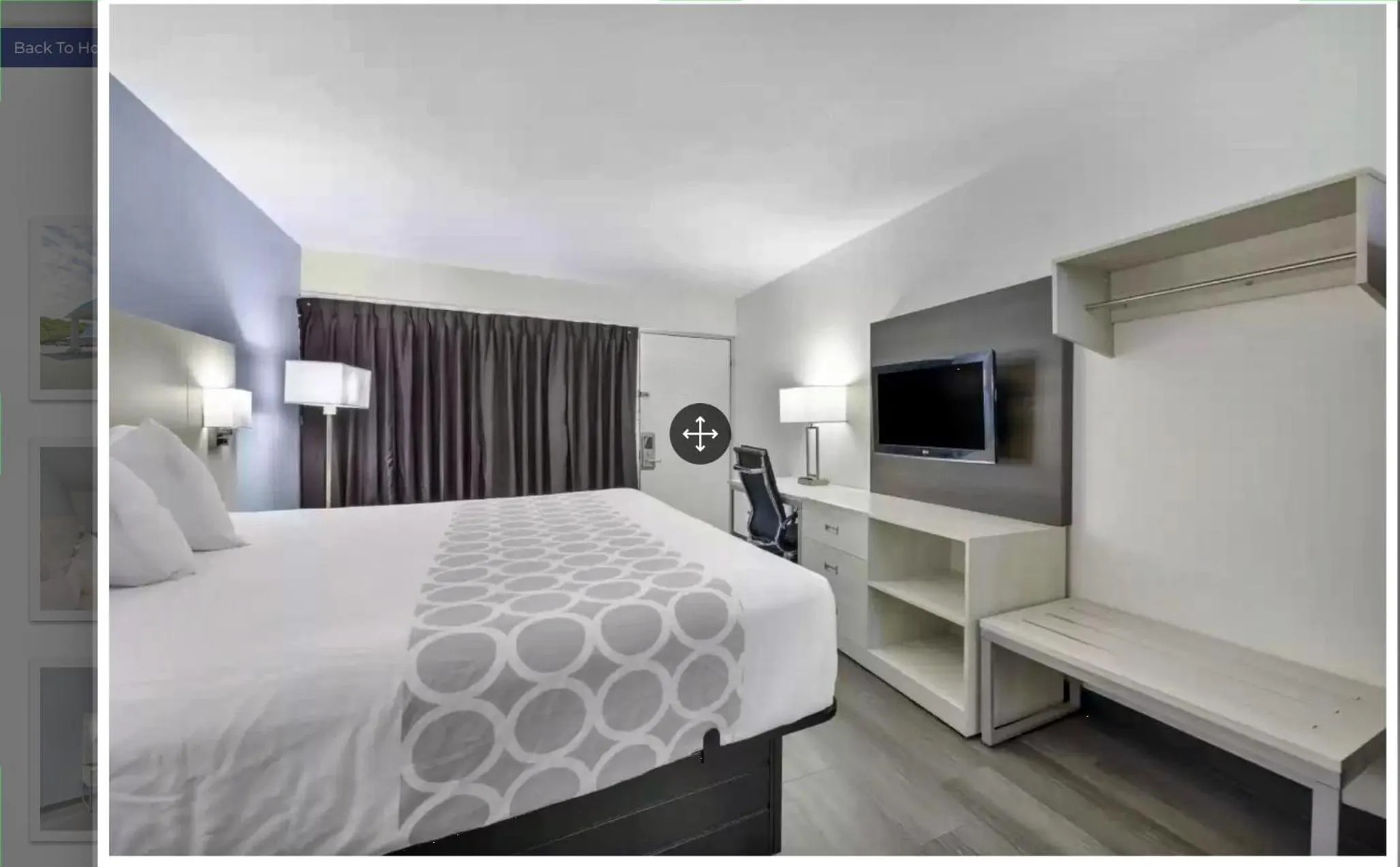 Bed in Suburban Studios Cookeville