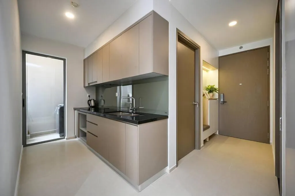 Kitchen or kitchenette in Căn hộ Westgate- 2N House