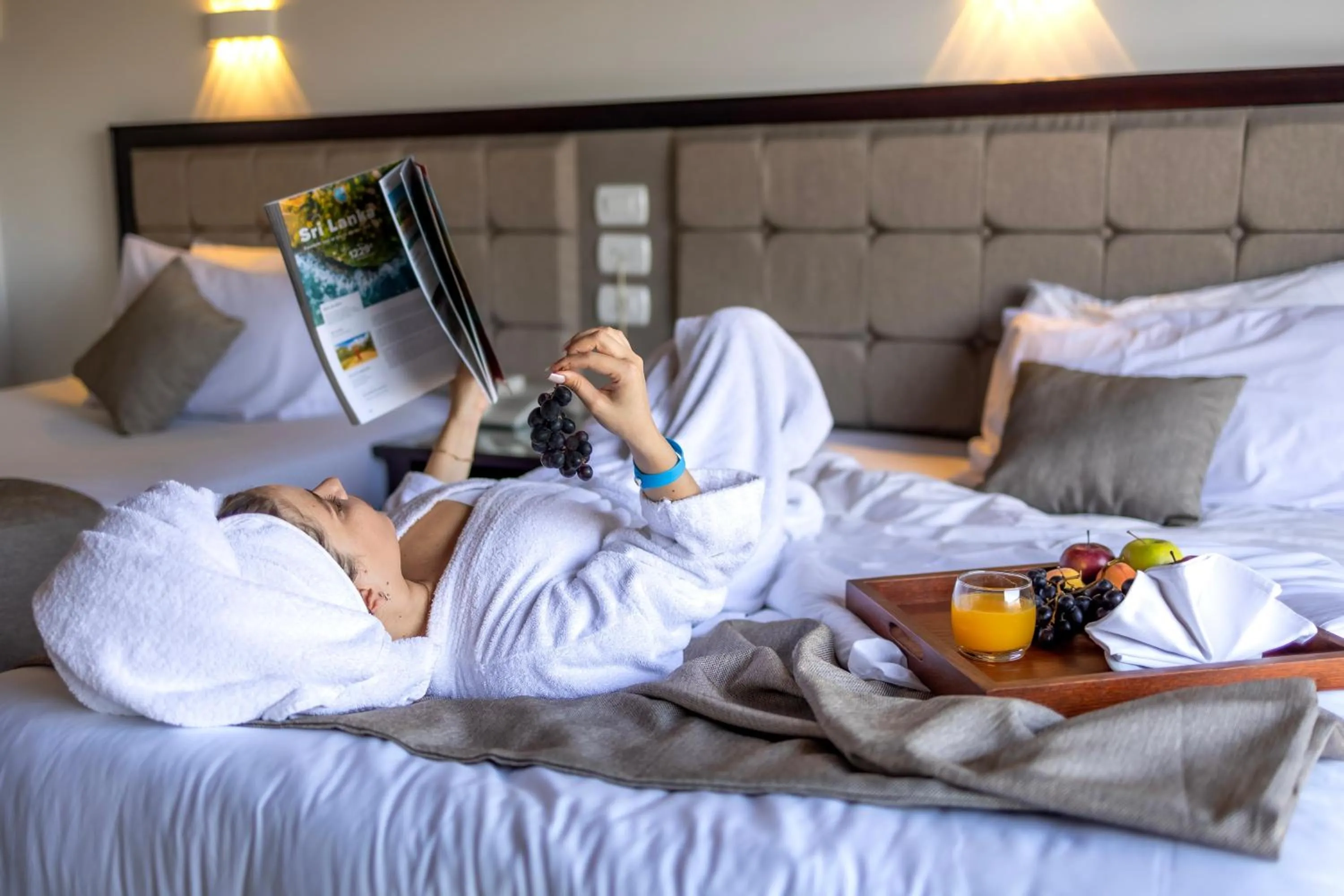 People, Bed in Akassia Swiss Resort