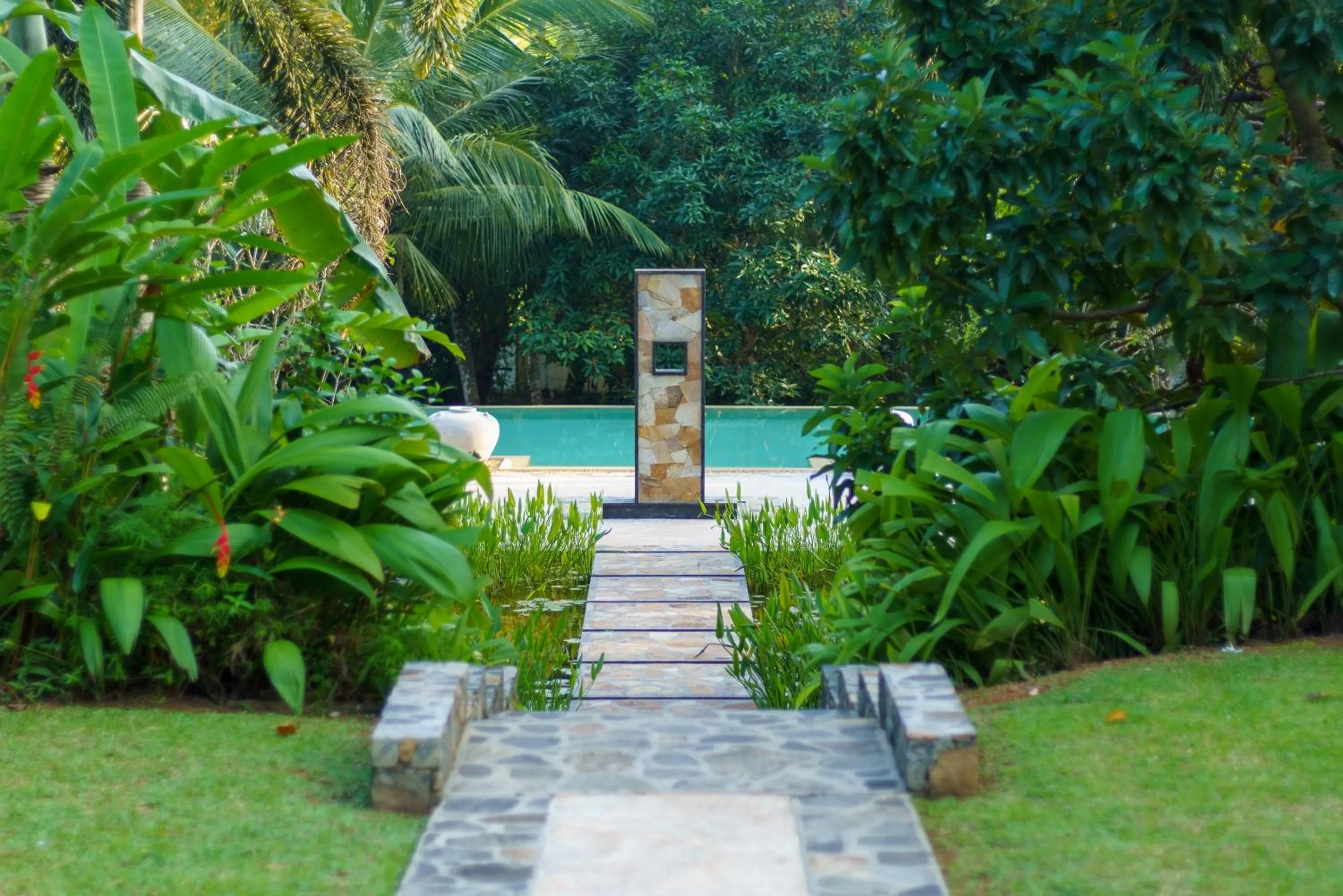 Pool view in JH Villa