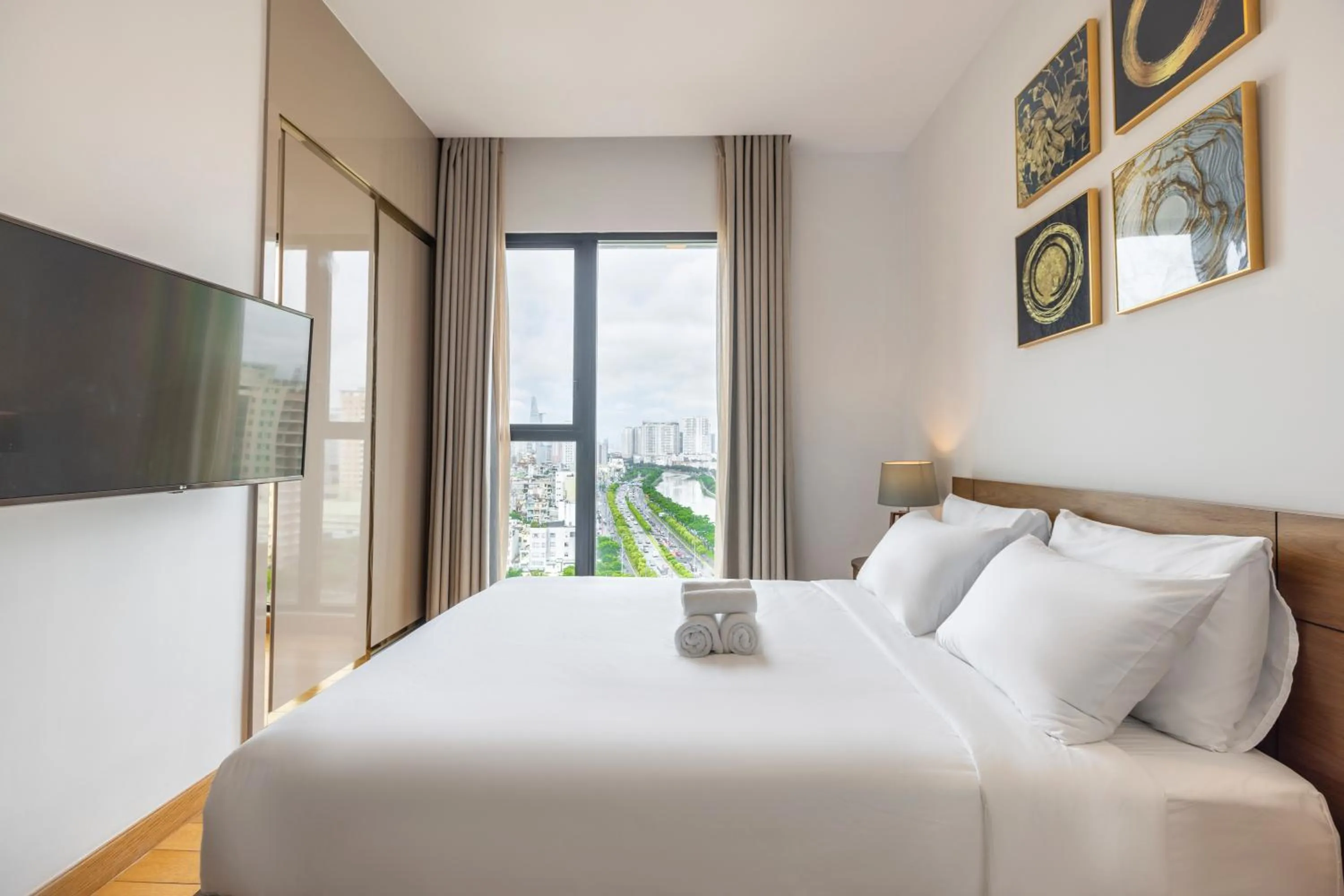 Bed in D1 Mension - Zenity Luxury Apartment - Saigon Centre