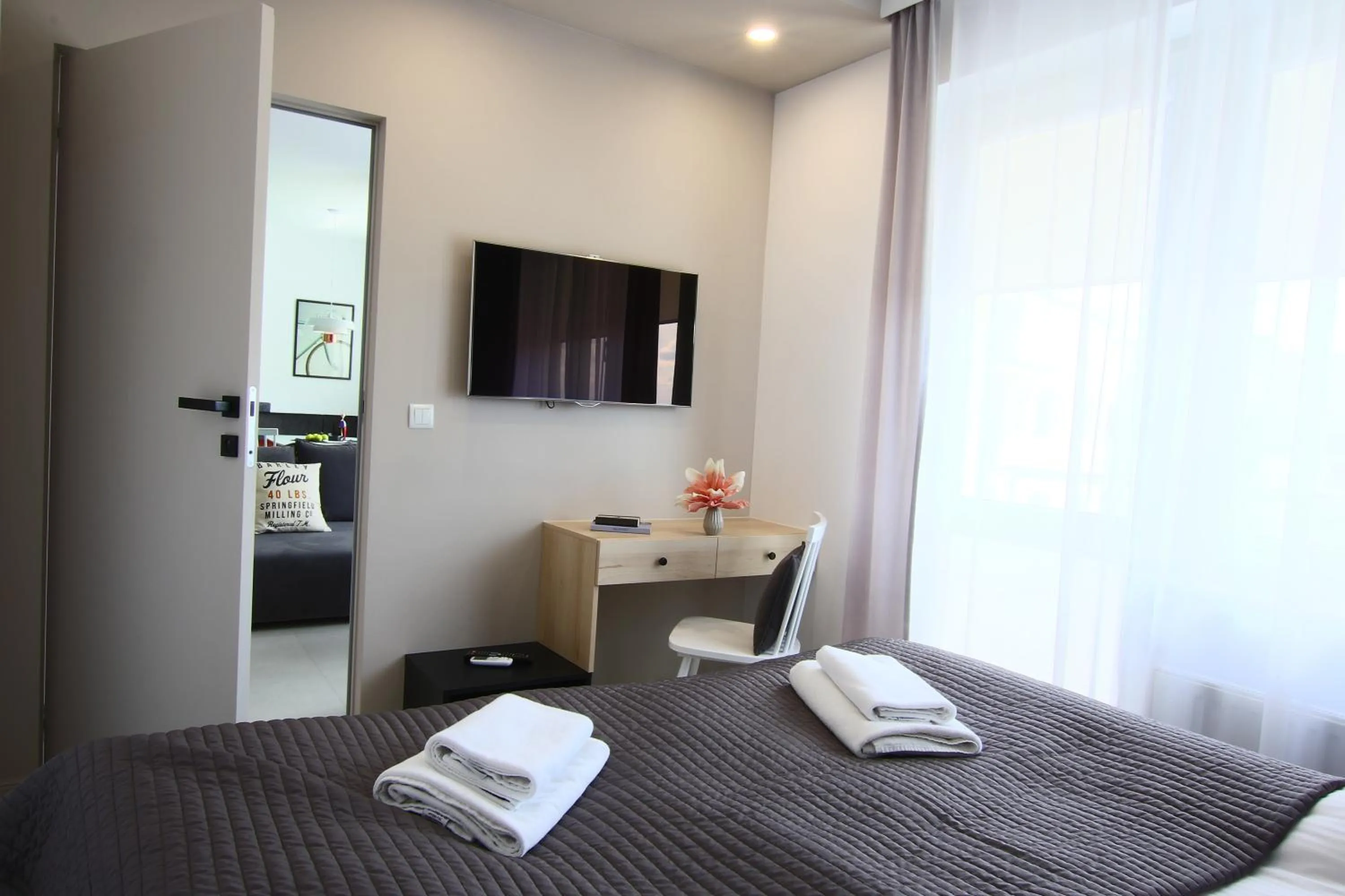 Bed in Apartamenty Bohaterów Kragujewca 6