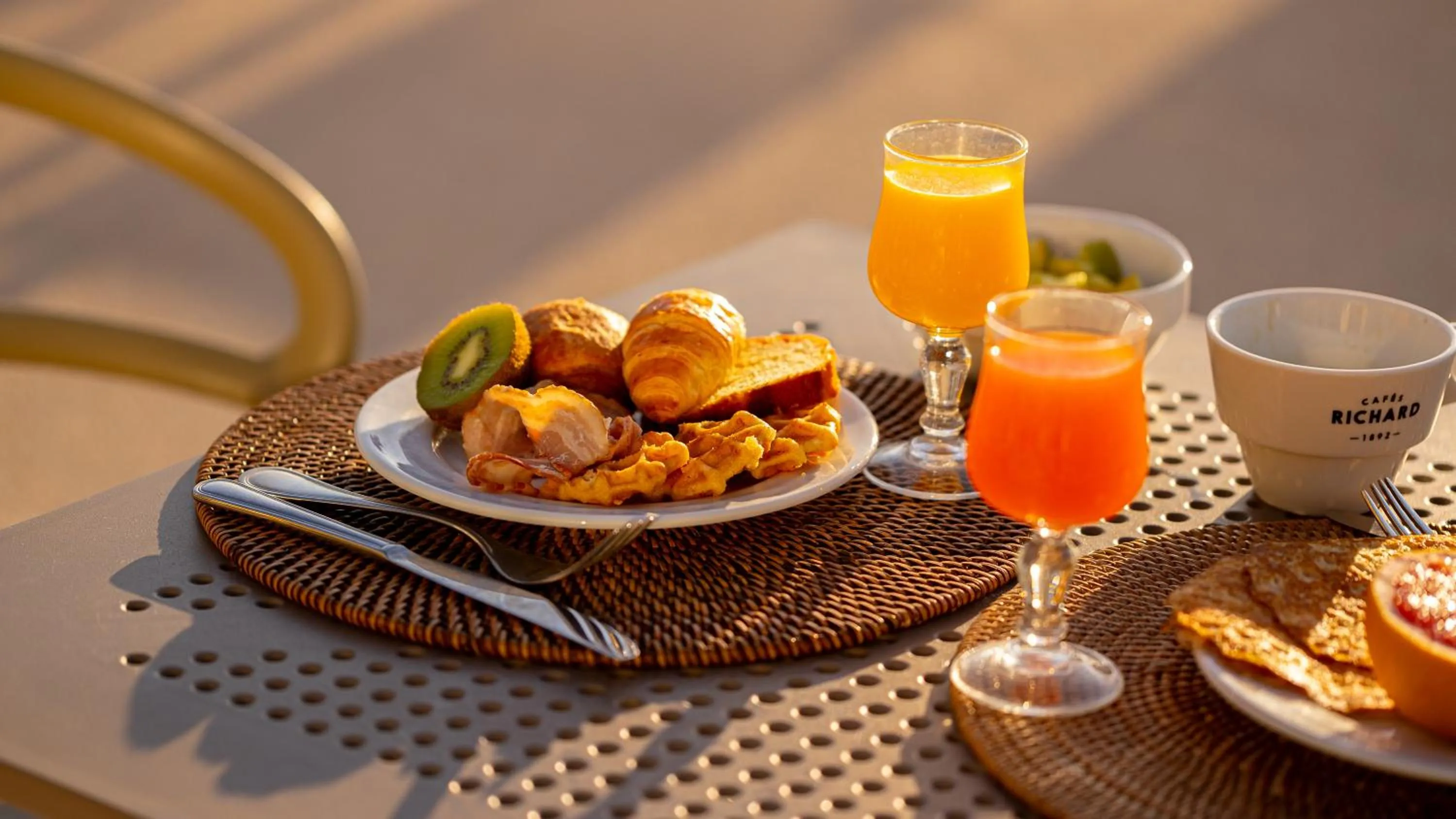 Breakfast in Résidence Kaliopé