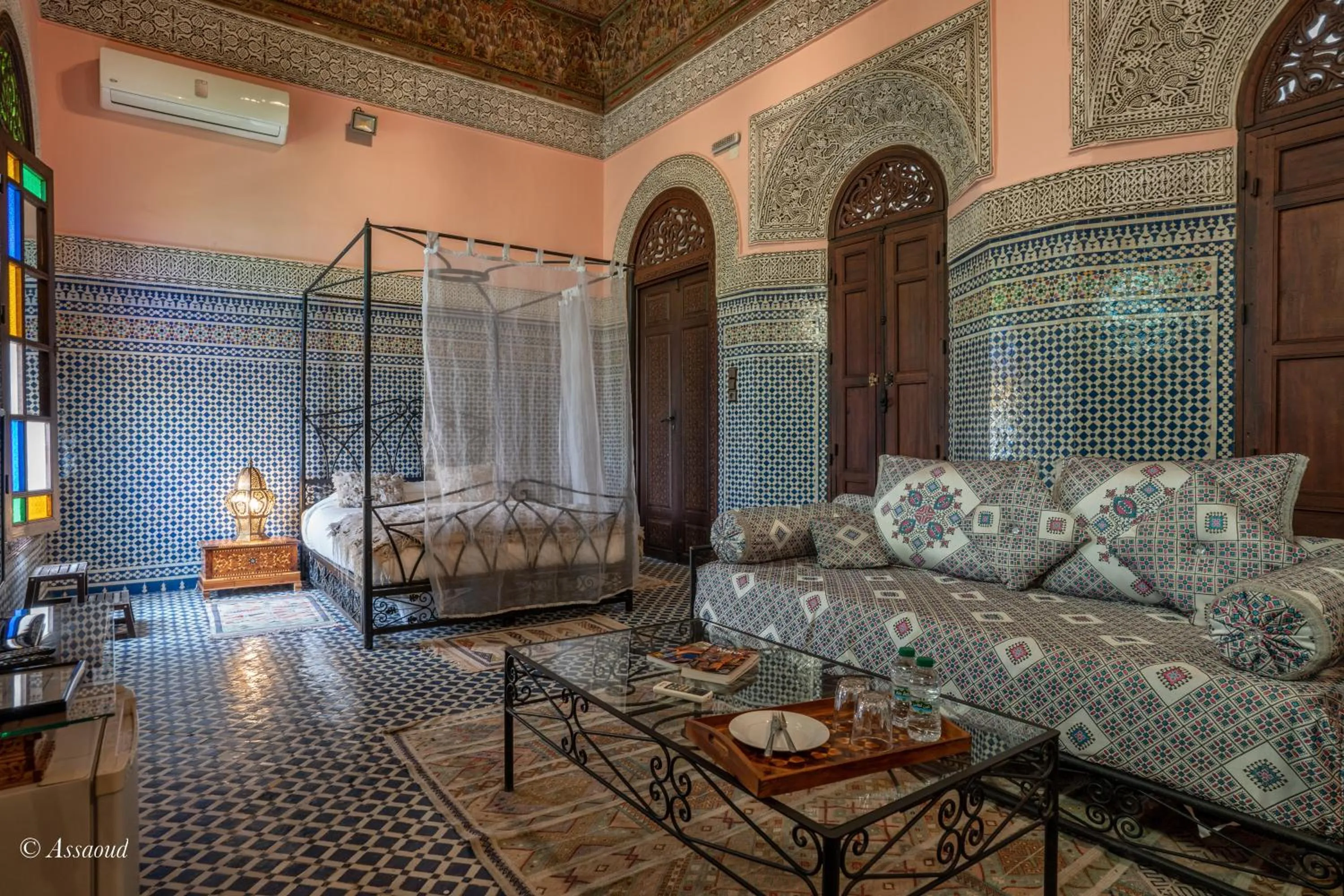 Living room in Riad Fes Palacete