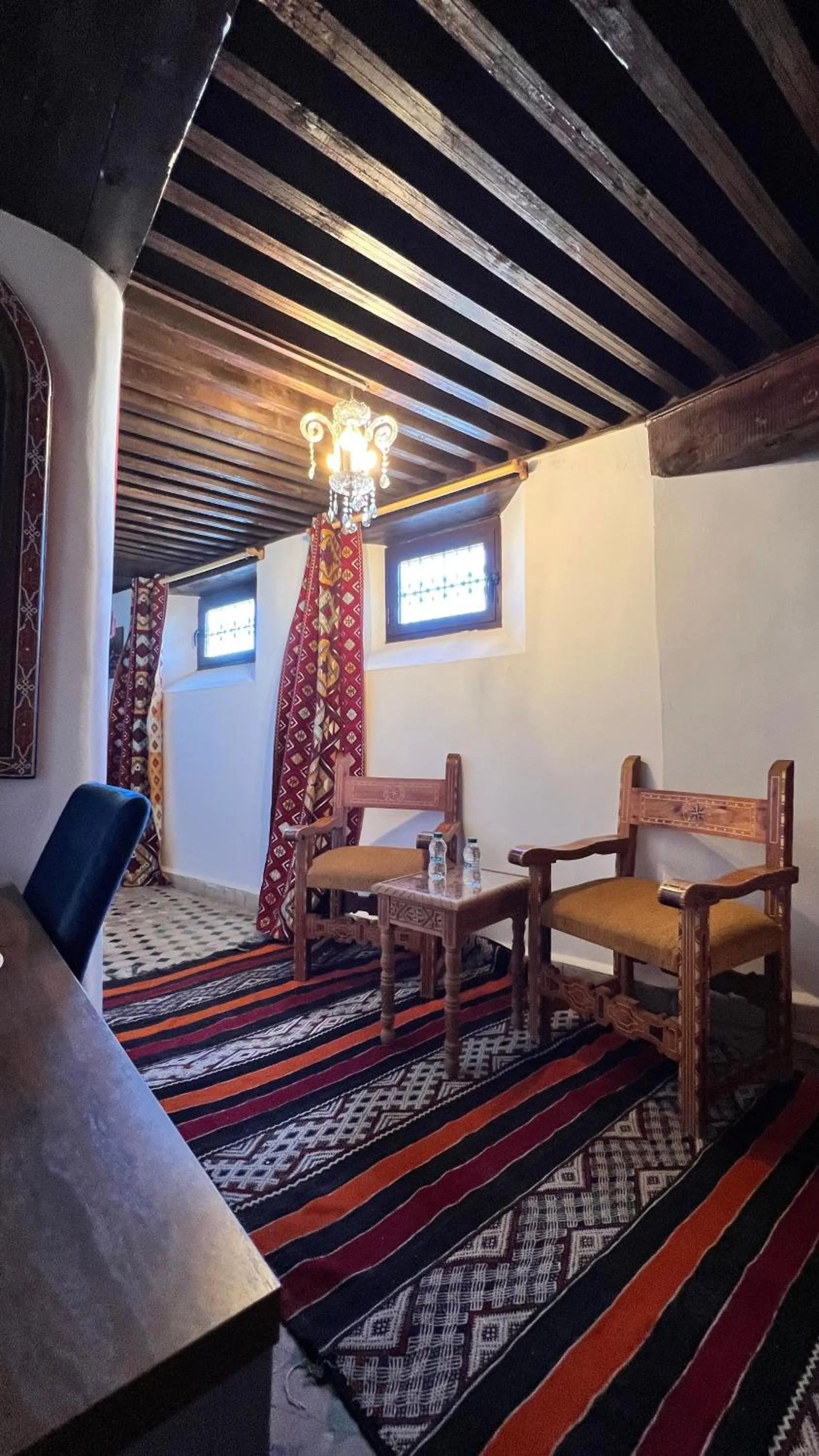 Living room in Riad Fes Palacete