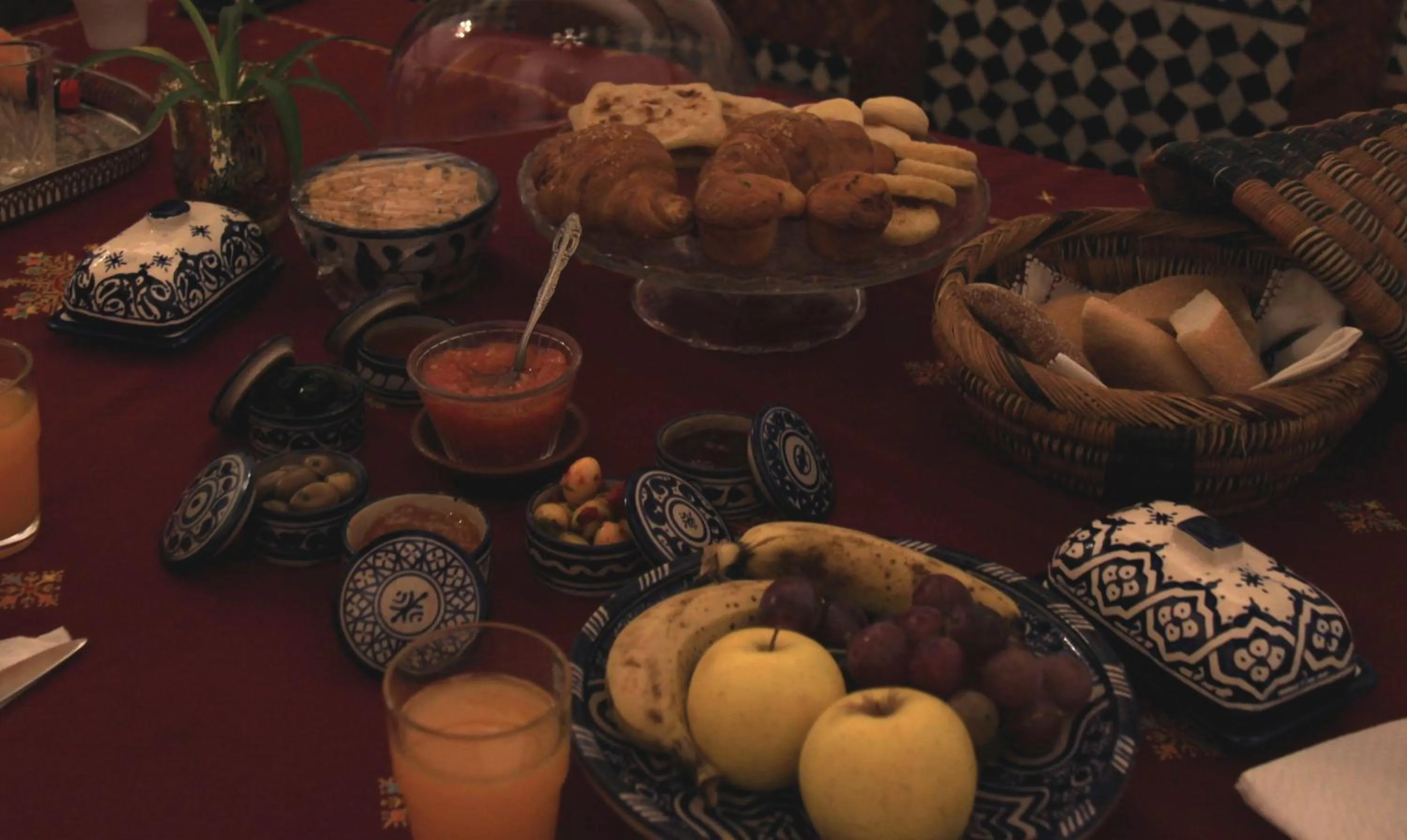 Breakfast in Riad Fes Palacete