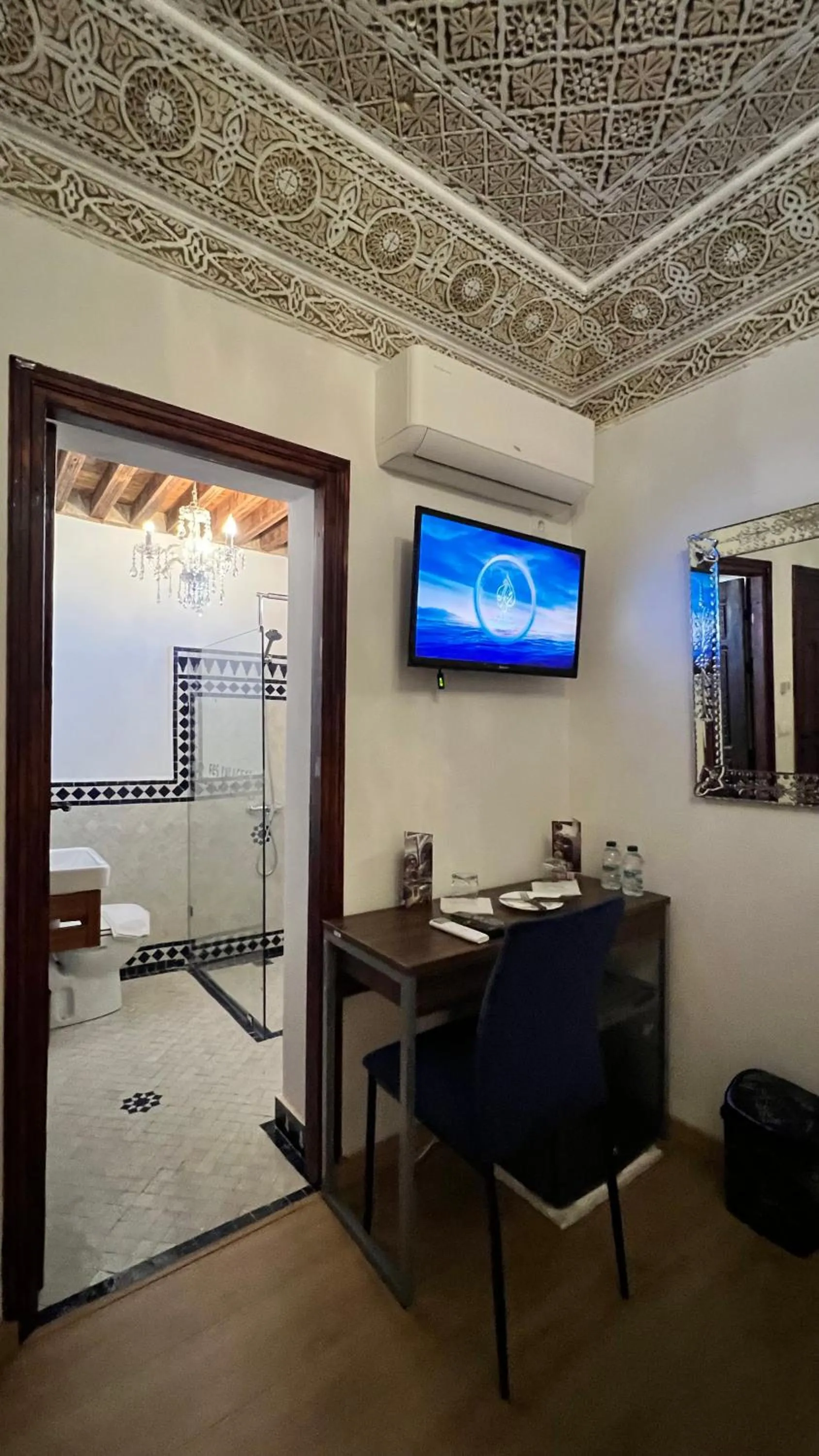 Seating area in Riad Fes Palacete