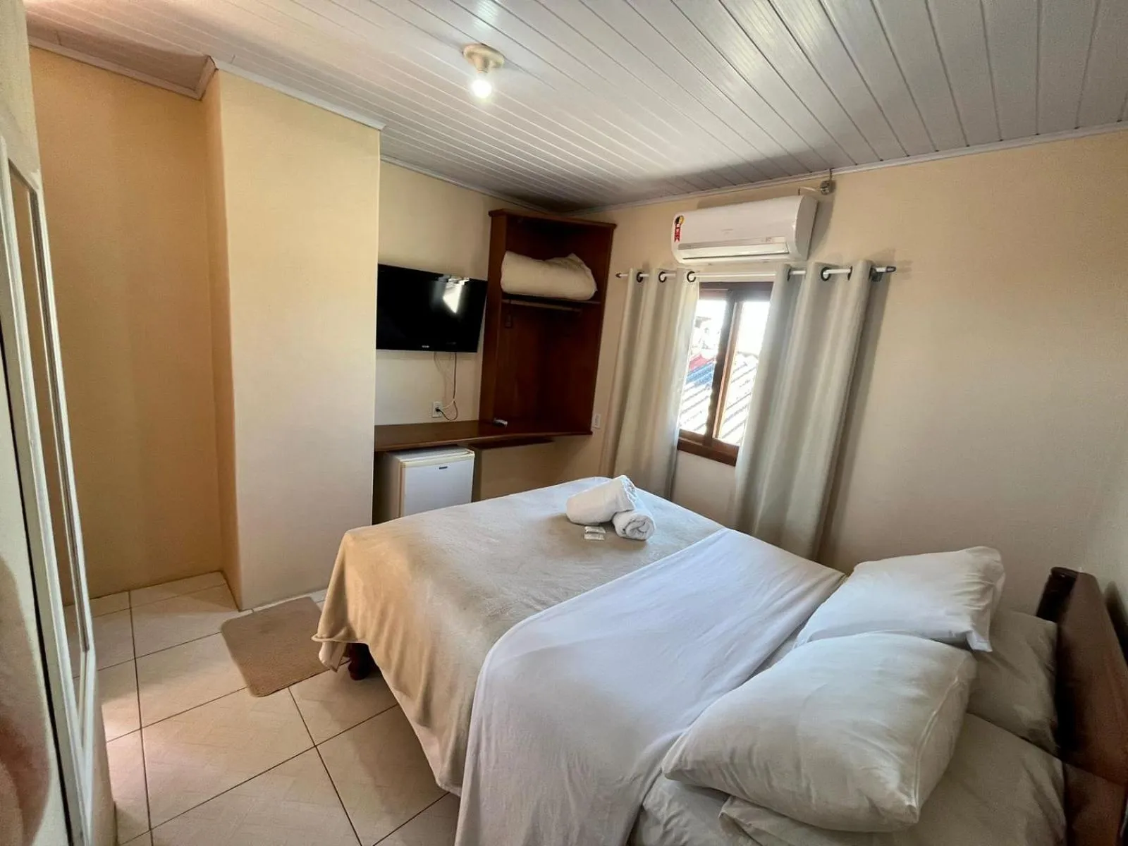 Bed in Pousada Barth