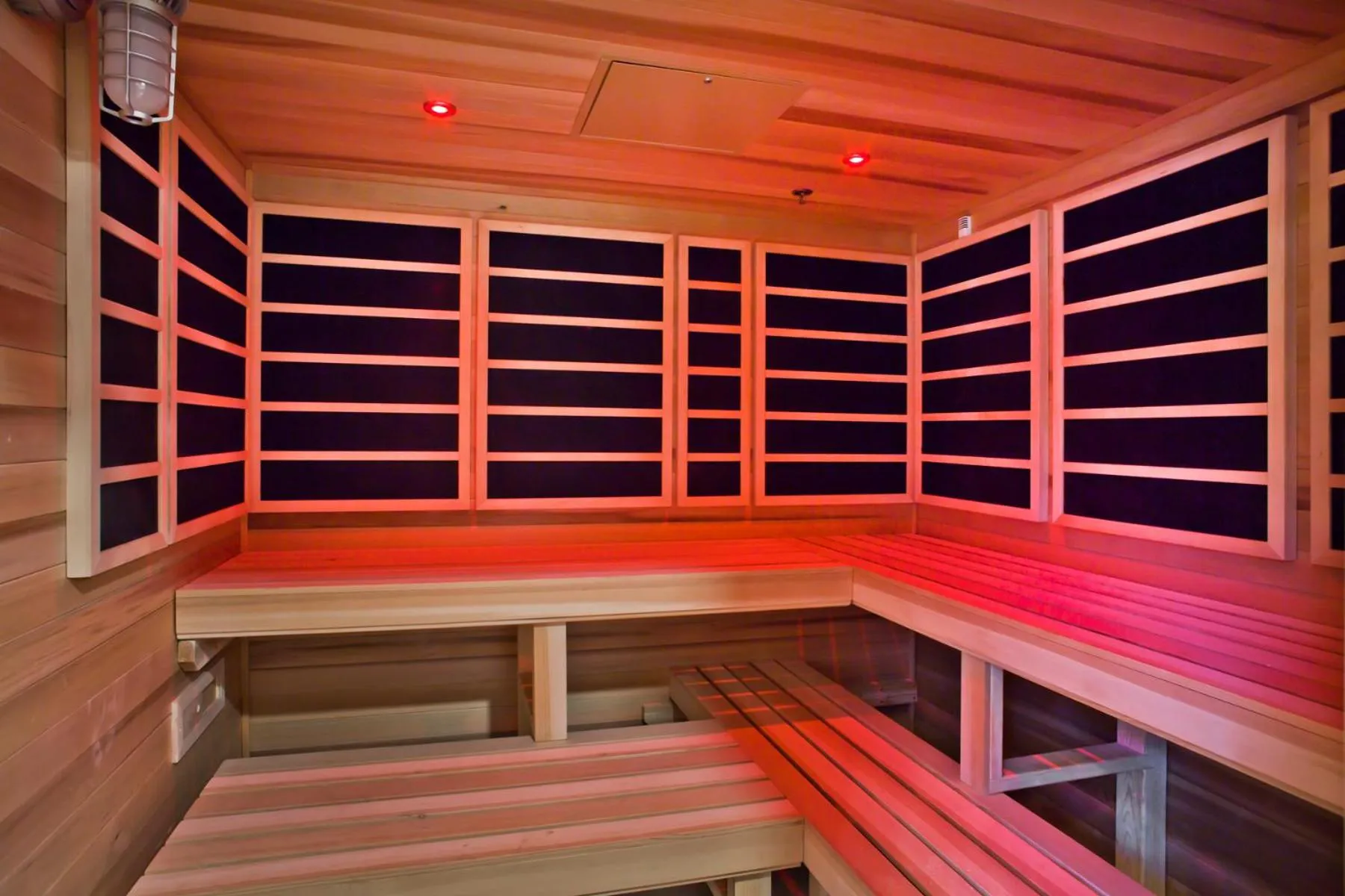 Sauna in Walker's Bluff Casino Resort