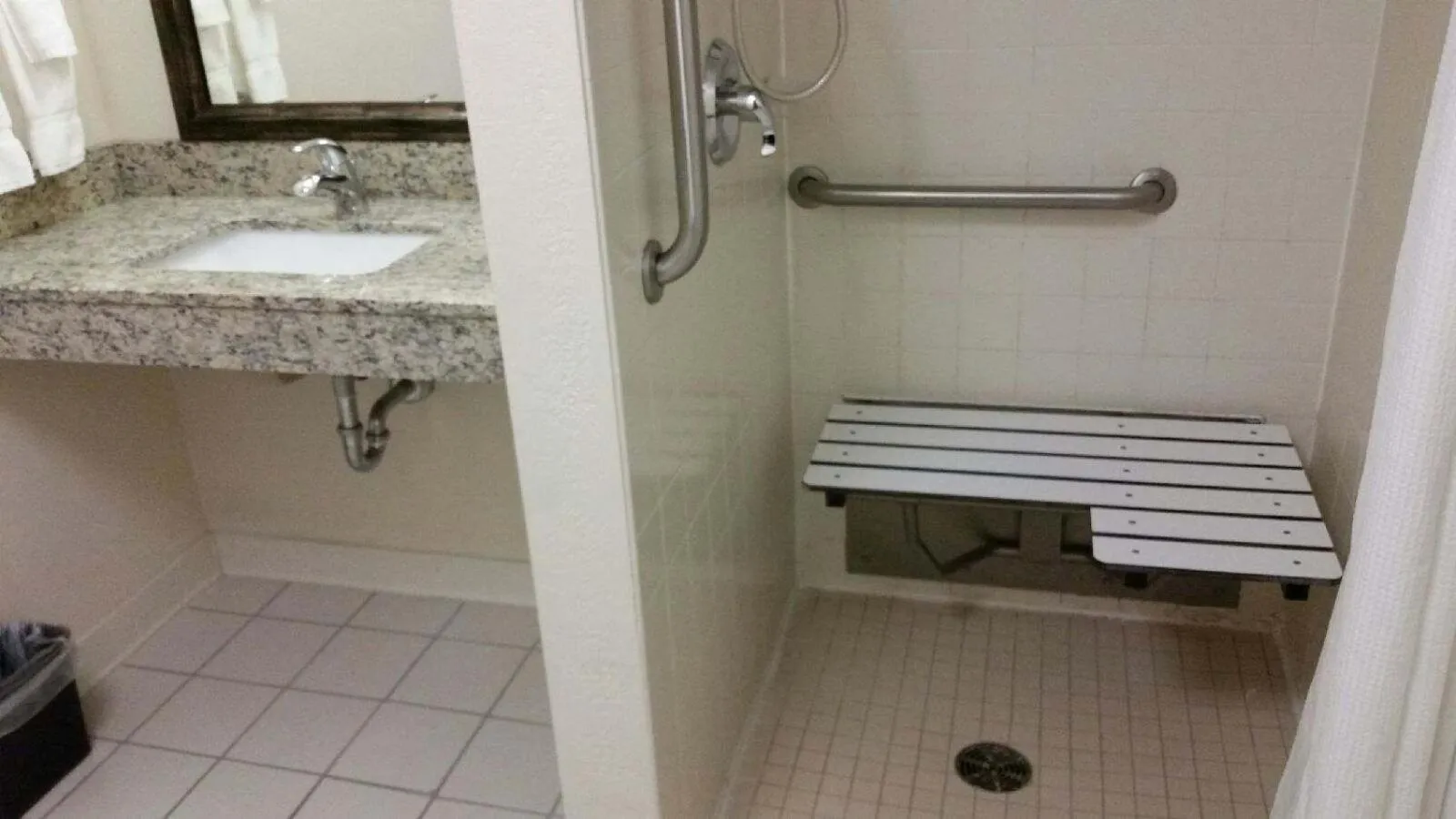 Shower in AmericInn by Wyndham Baldwin