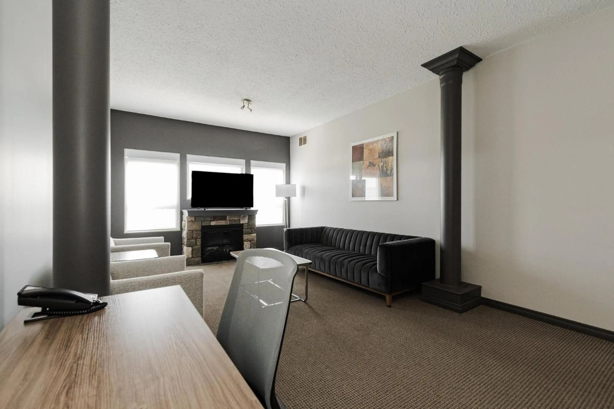 Living room in Premier Residence - Fort McMurray