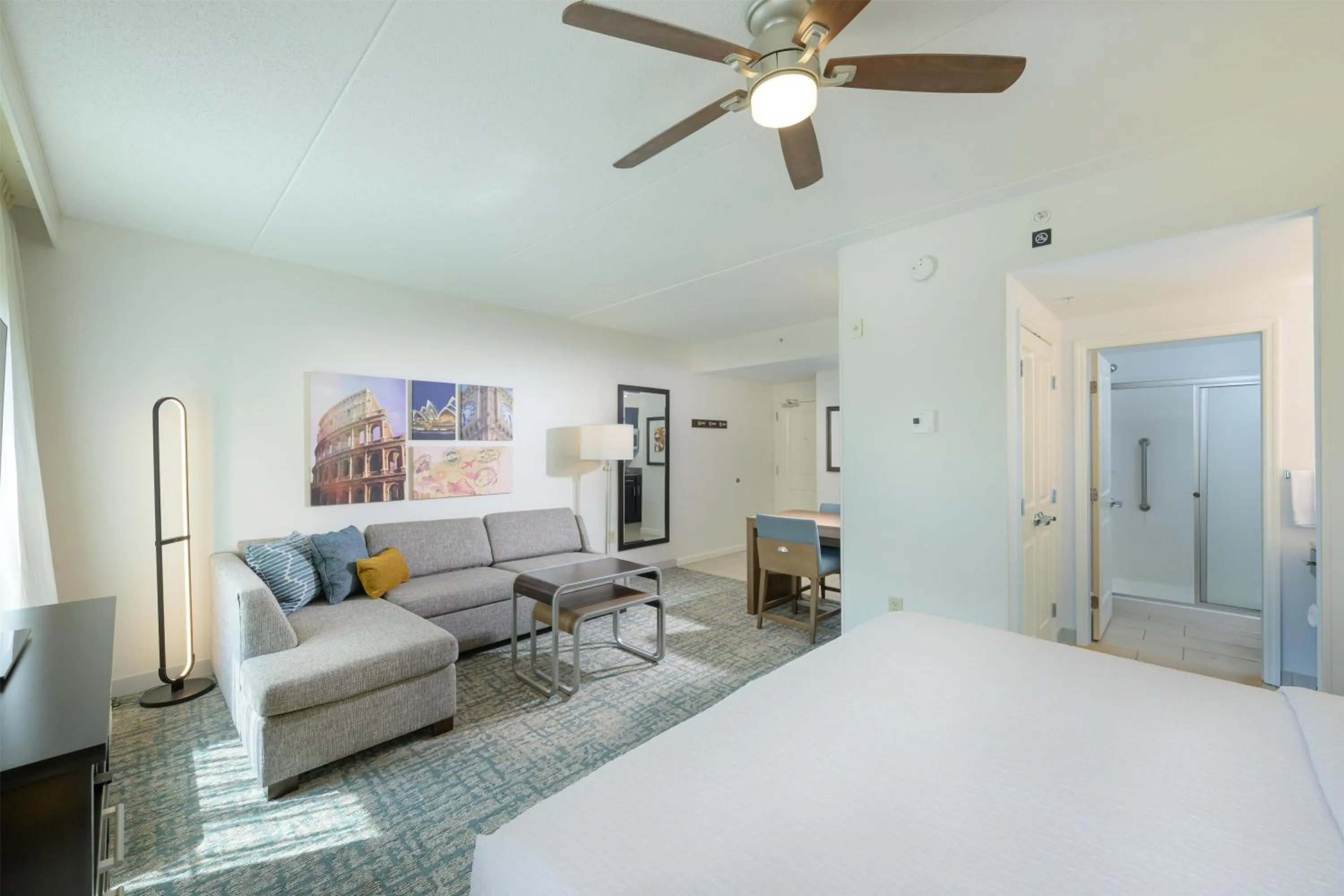 Bed in Homewood Suites Atlanta Airport North