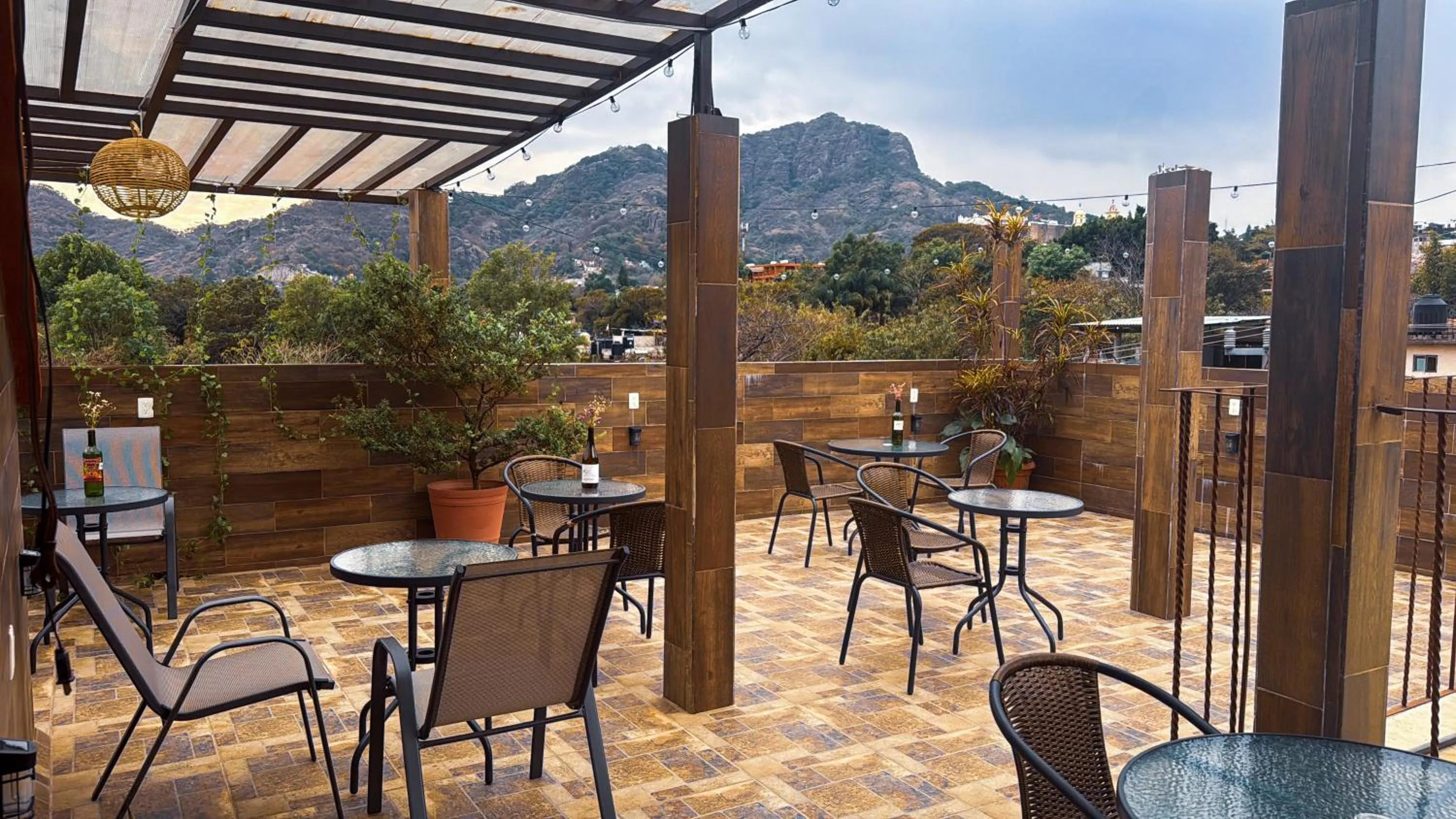Balcony/Terrace in Posada Temazcal Santo Domingo