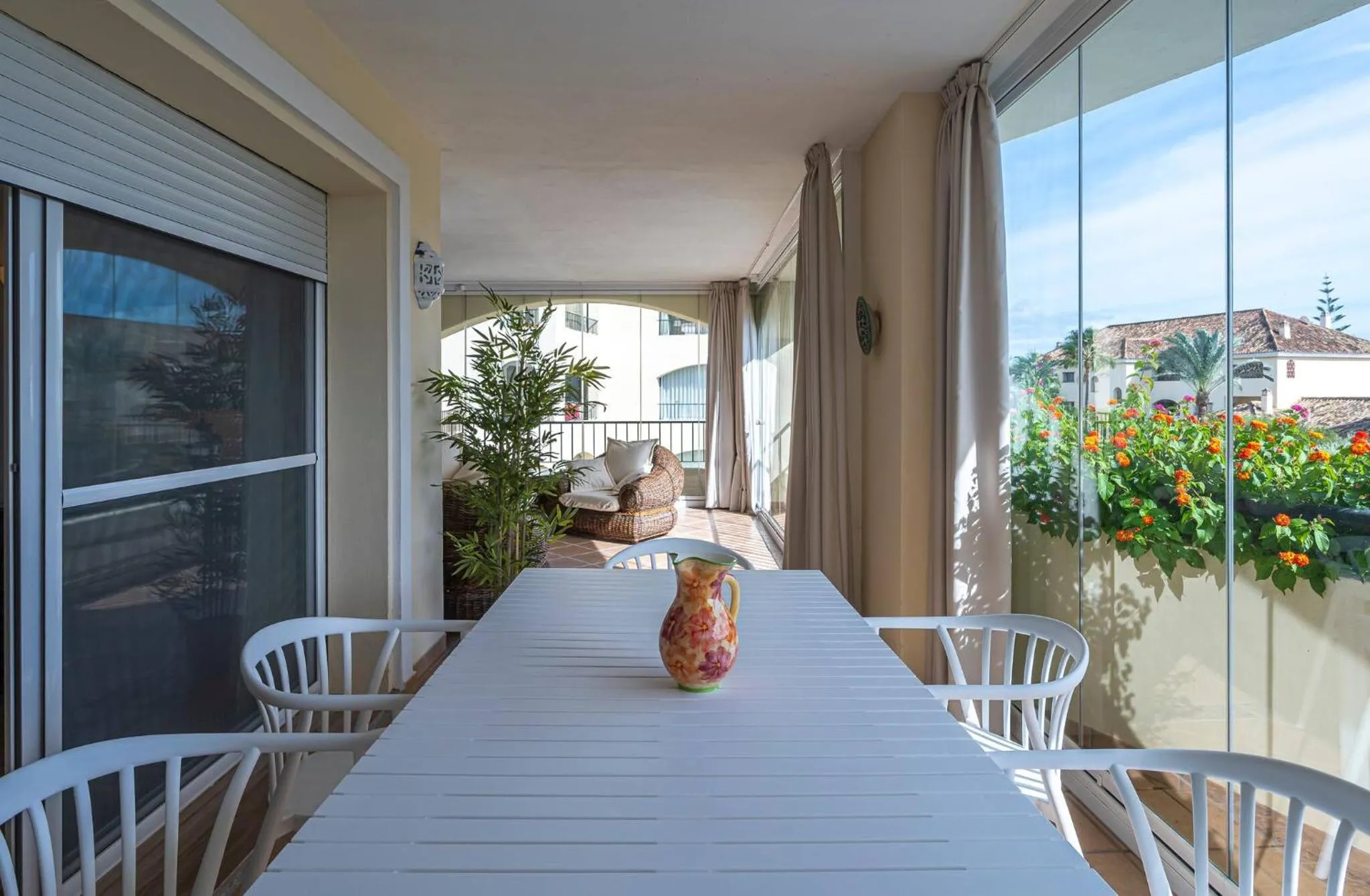 Balcony/Terrace in Awesome 3 Br Apart. w/ 4 Terraces, Pool & Parking