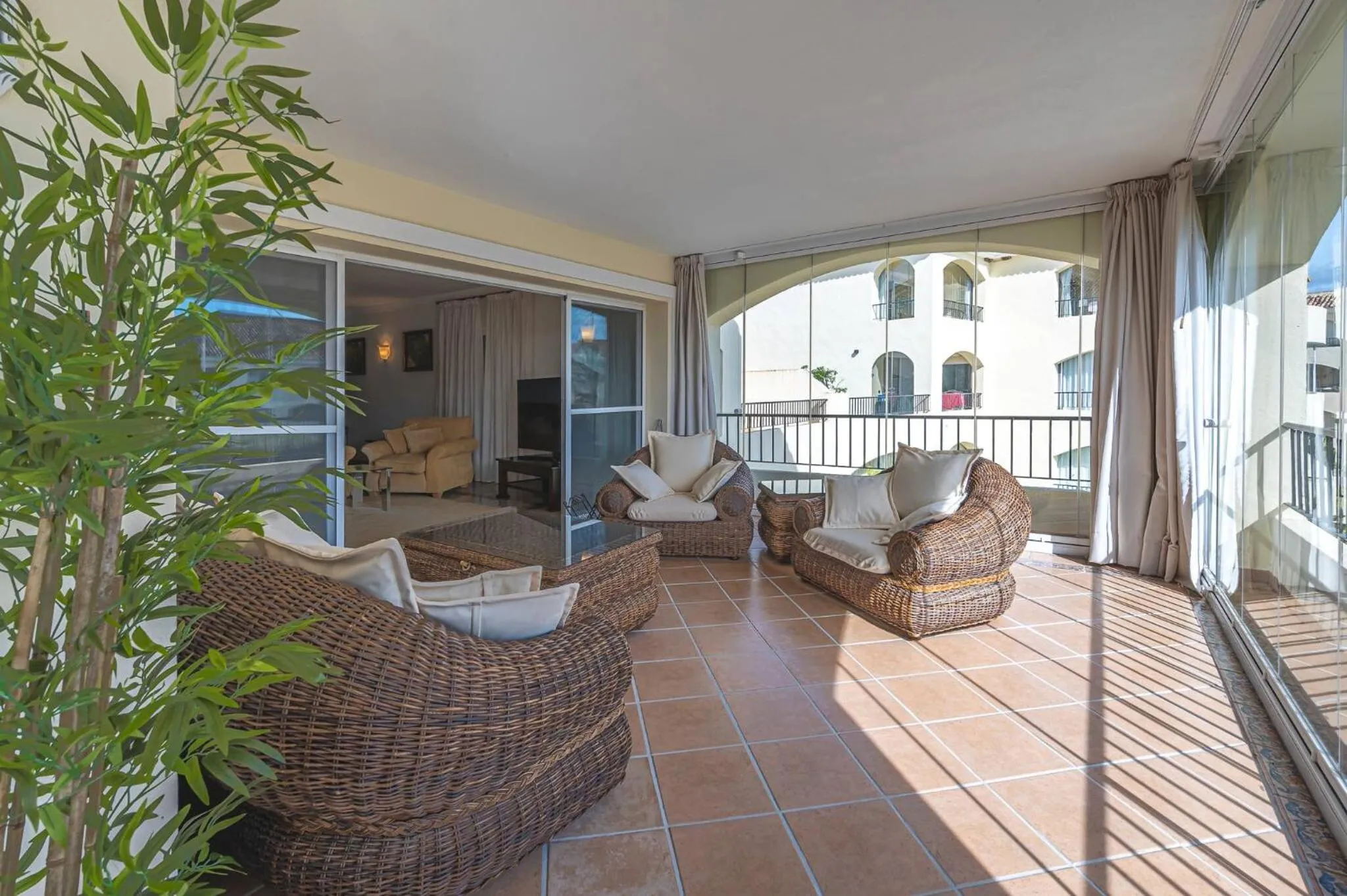 Balcony/Terrace in Awesome 3 Br Apart. w/ 4 Terraces, Pool & Parking