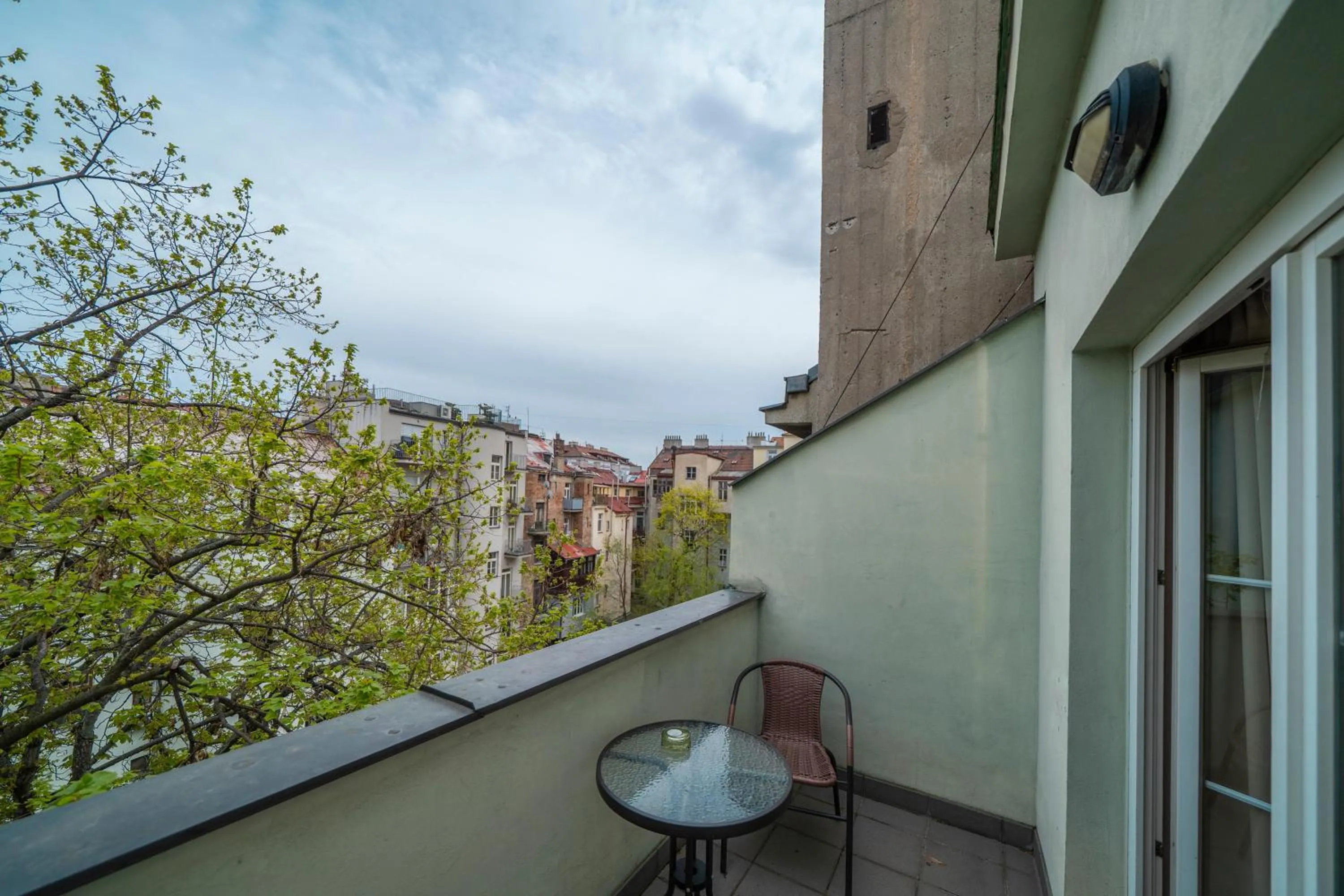 Balcony/Terrace in Hotel Raffaello Prague