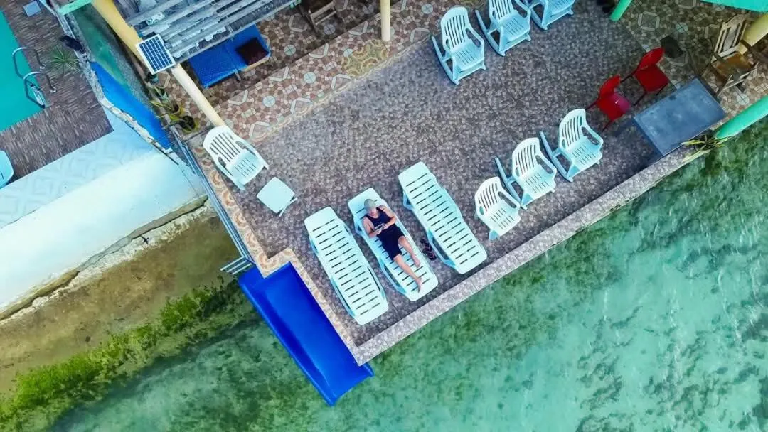 Bird's eye view in Sascha's Resort Oslob