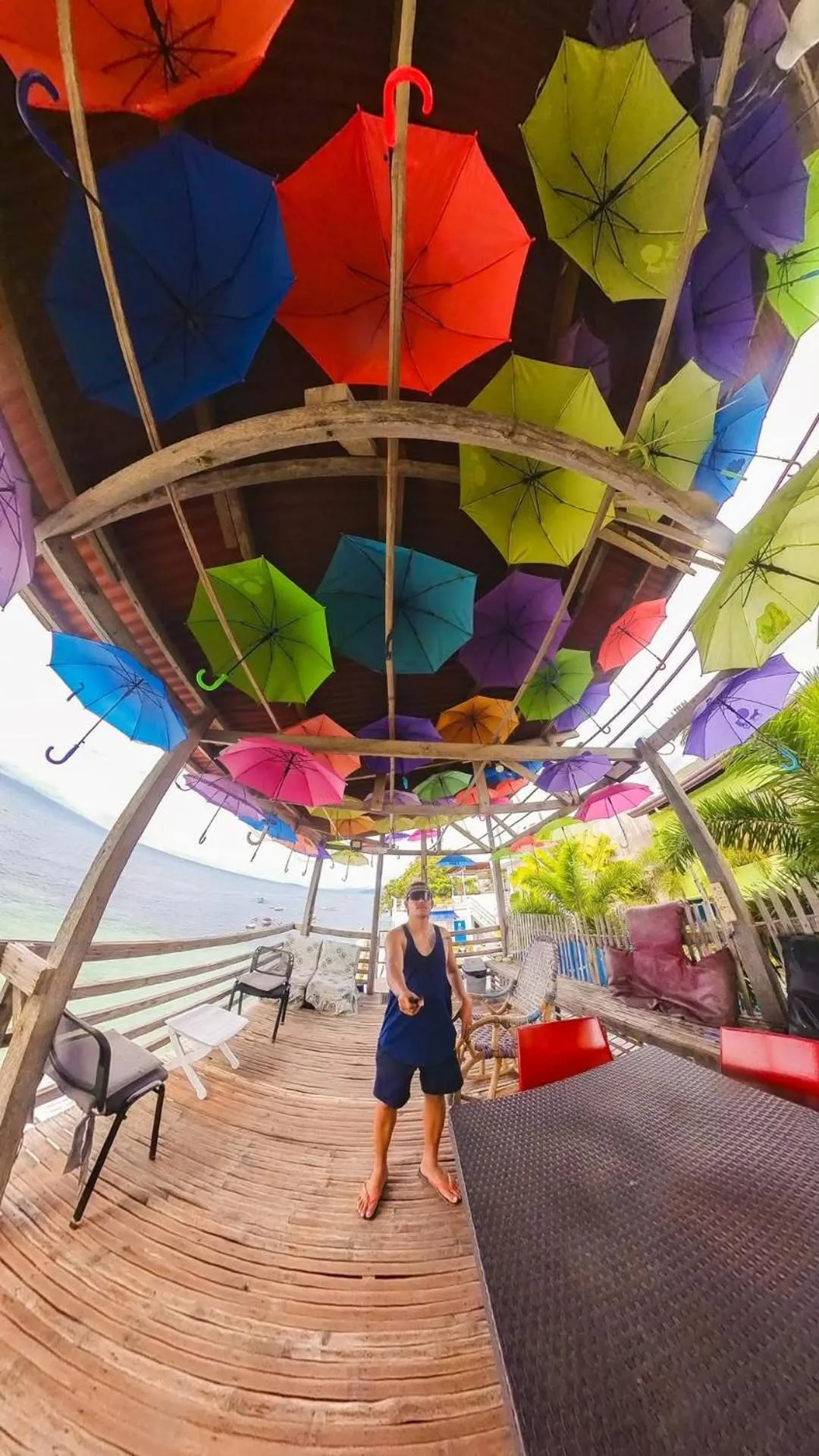 Patio in Sascha's Resort Oslob