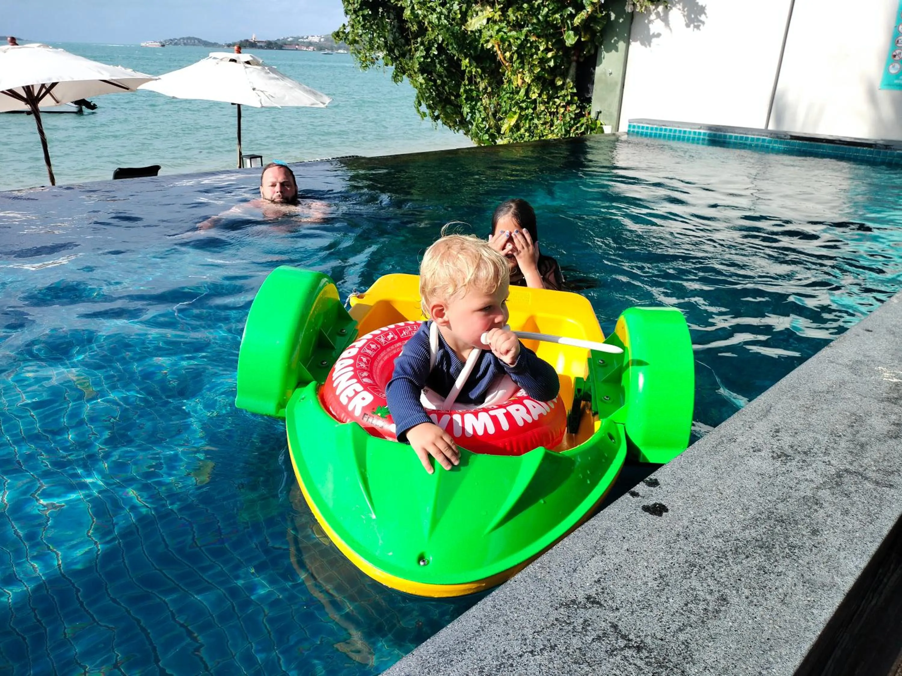 Swimming pool in Villa Labaron