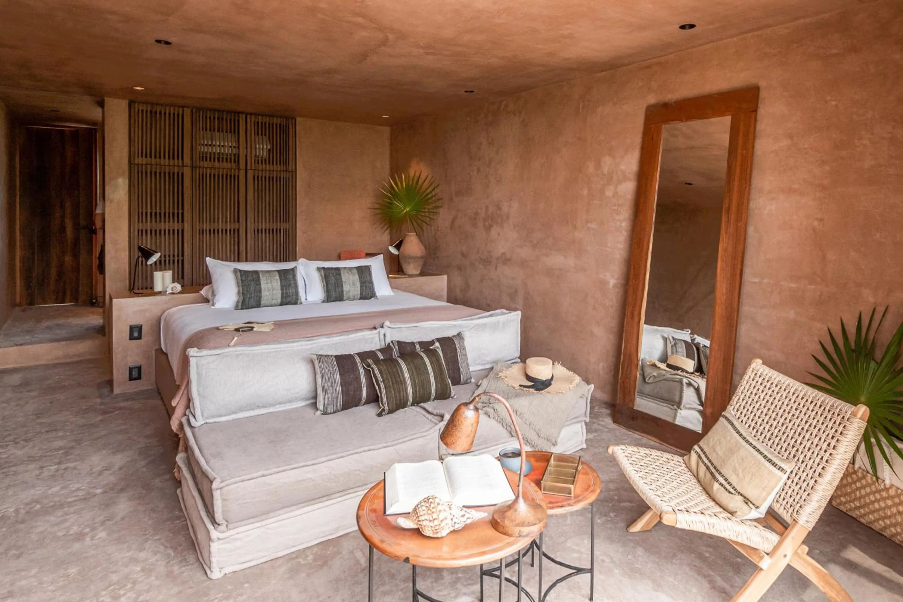 Bed in Xela Tulum, a Member of Design Hotels