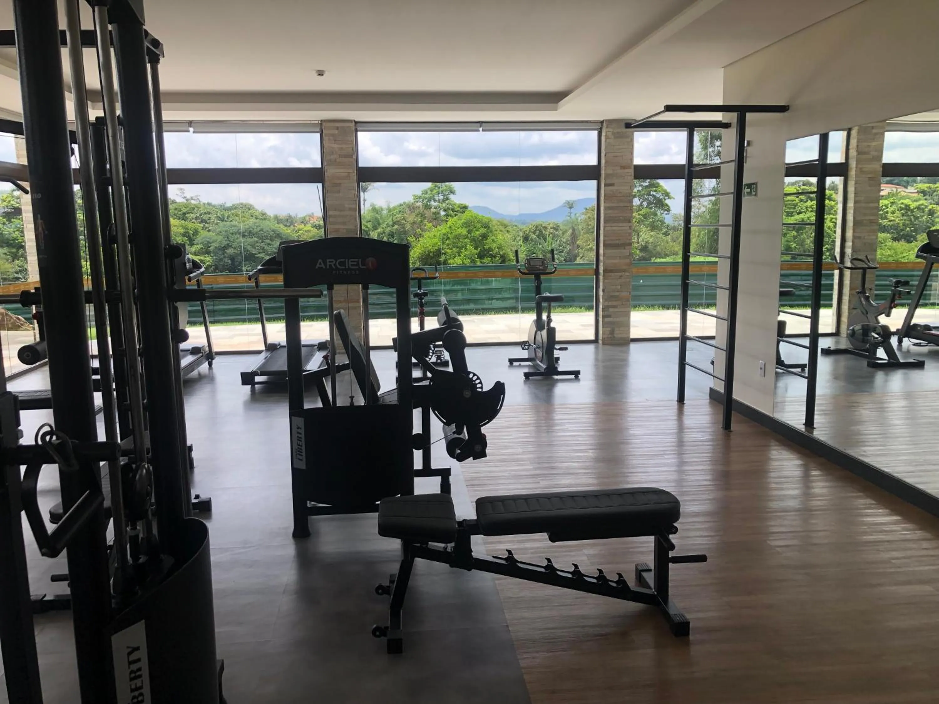 Fitness centre/facilities in Quinta de Santa Barbara Eco Resort