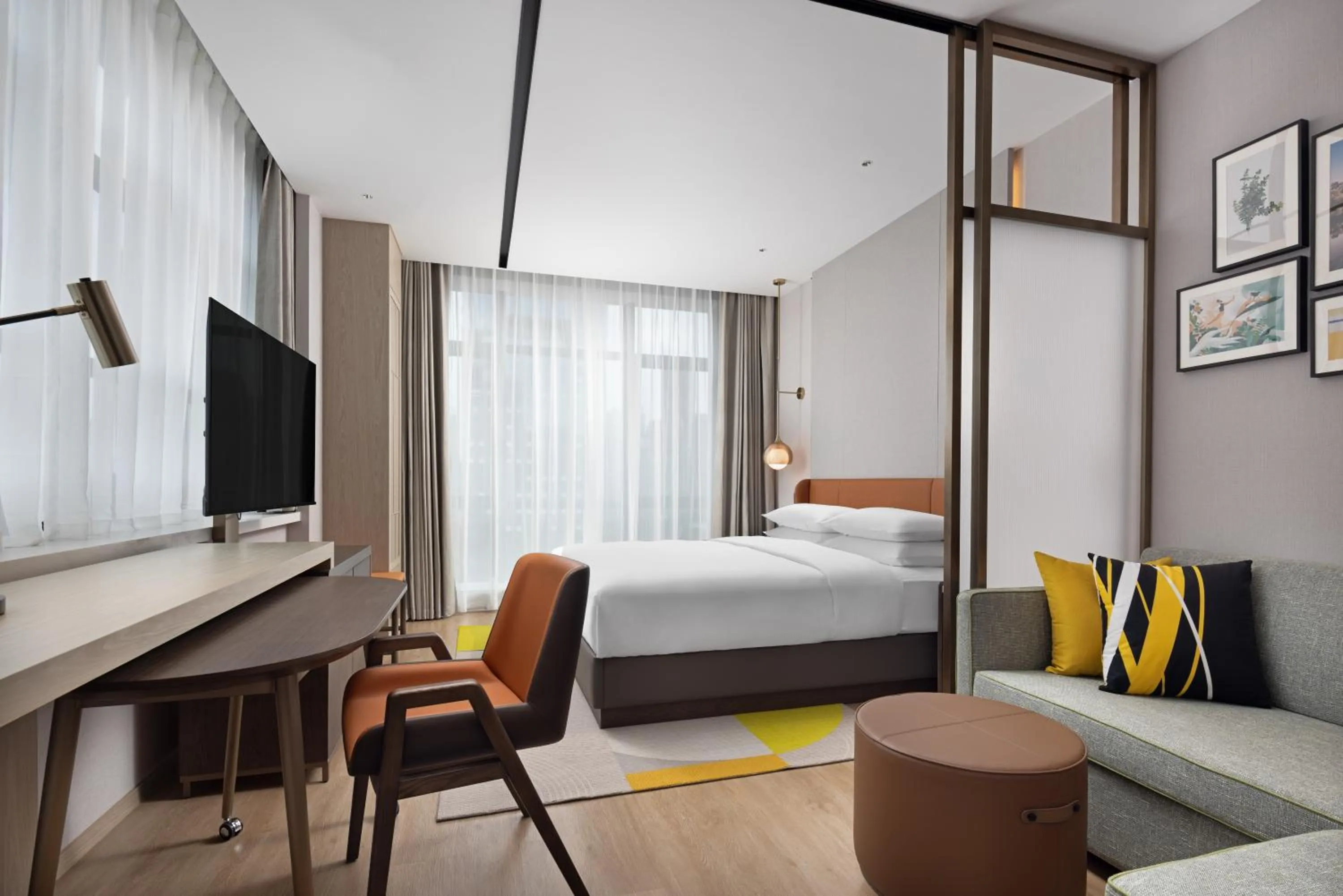 Bed in Home2 Suites by Hilton Guiyang Guanshanhu