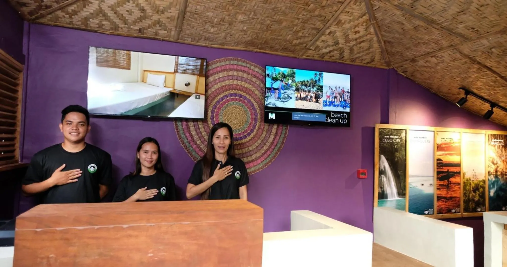 Lobby or reception in Mad Monkey Siquijor