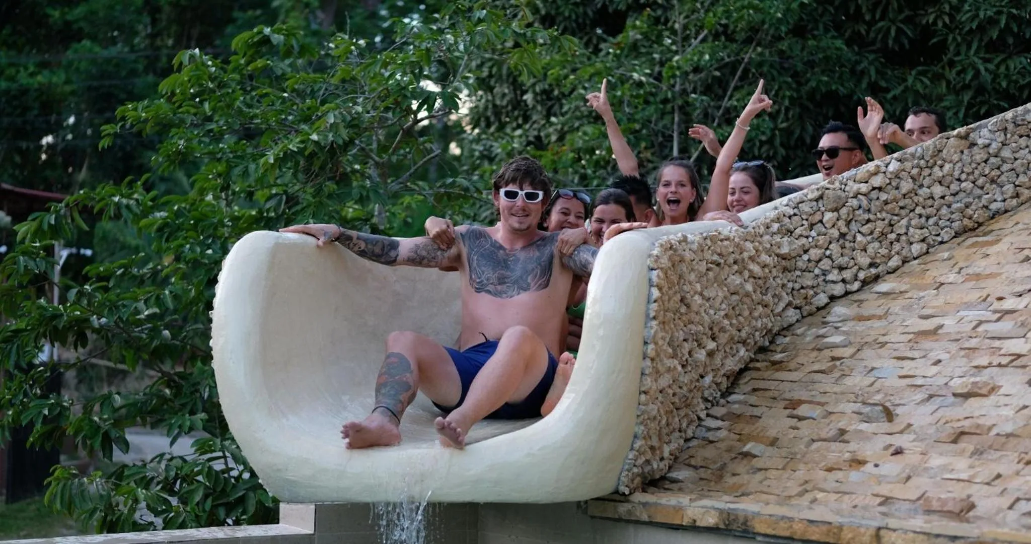 People in Mad Monkey Siquijor