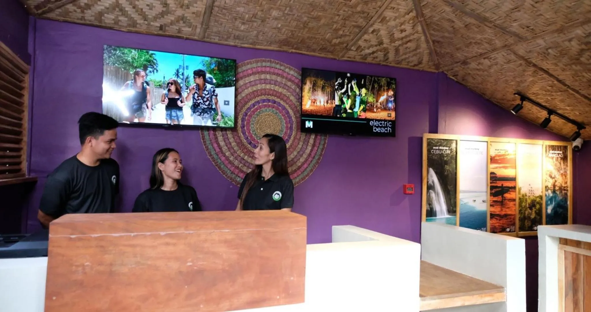 Lobby or reception in Mad Monkey Siquijor