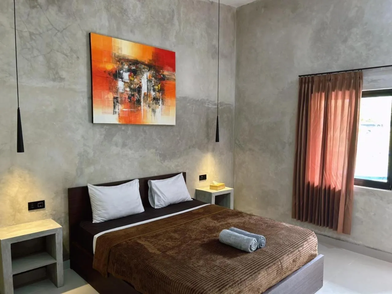 Bed in Sayang Bungalows