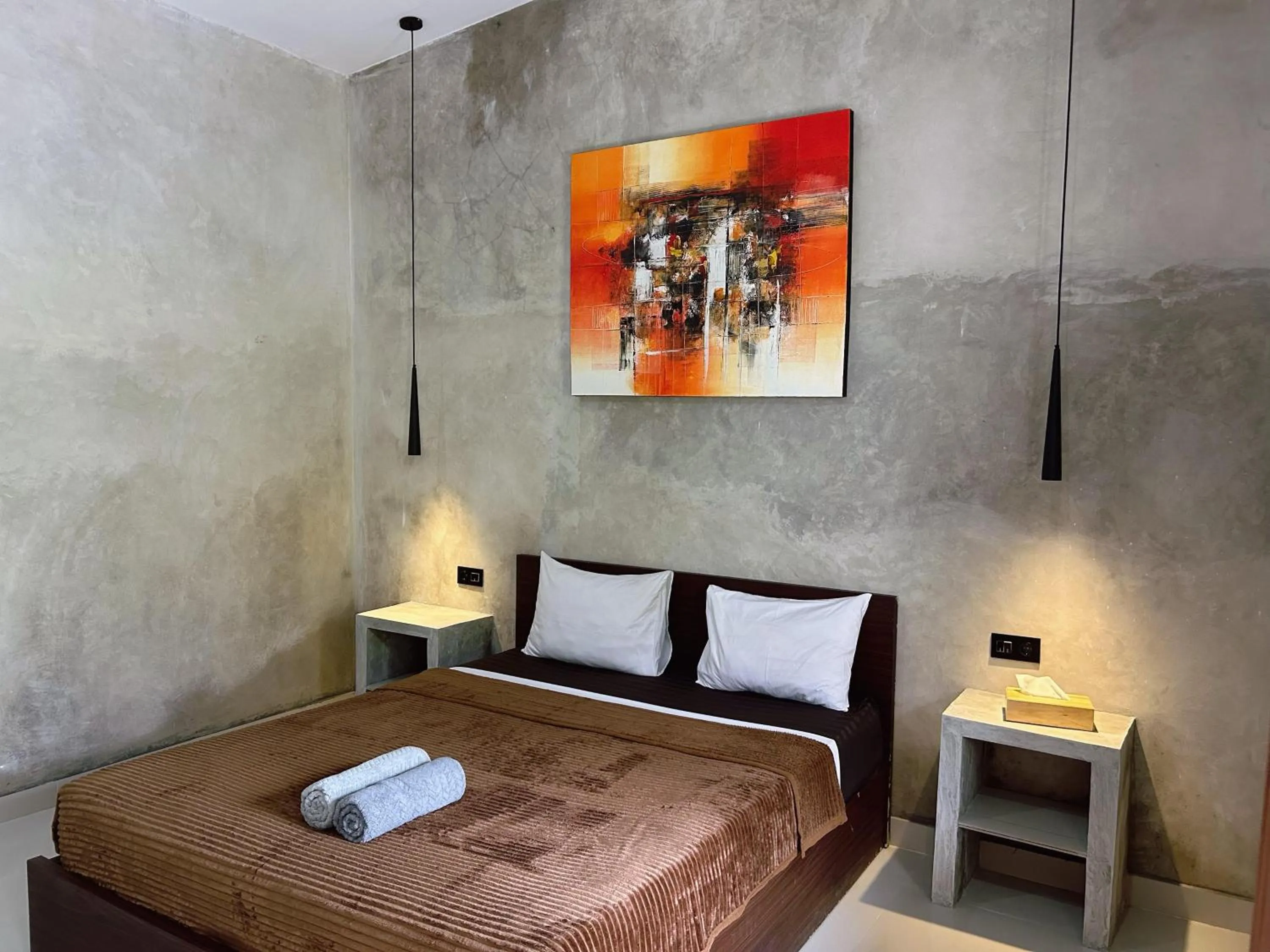 Bed in Sayang Bungalows