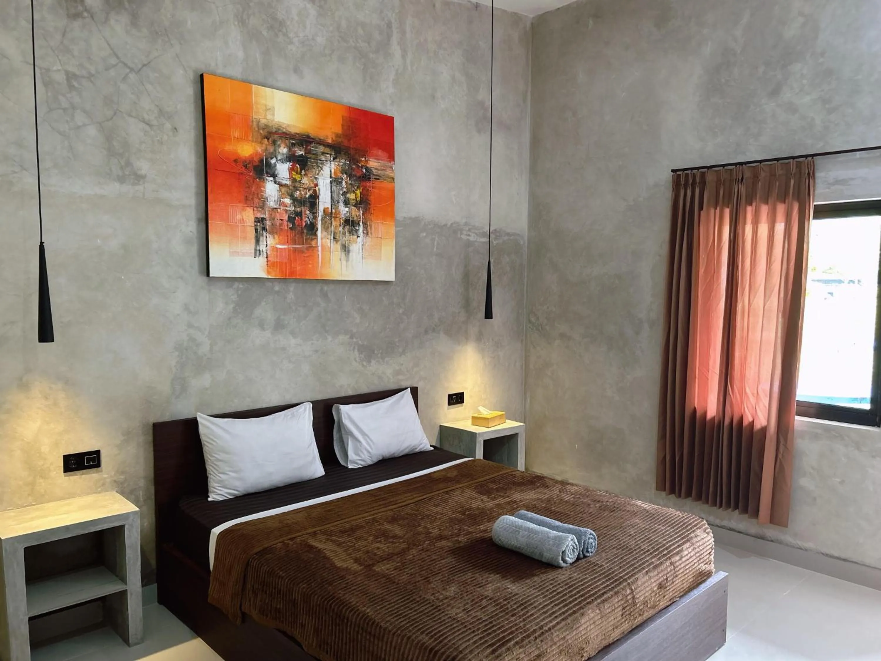 Bed in Sayang Bungalows