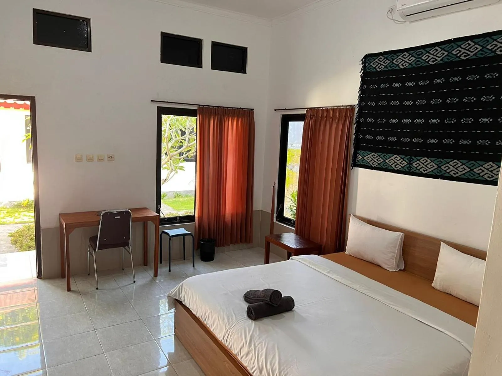 Bed in Sayang Bungalows