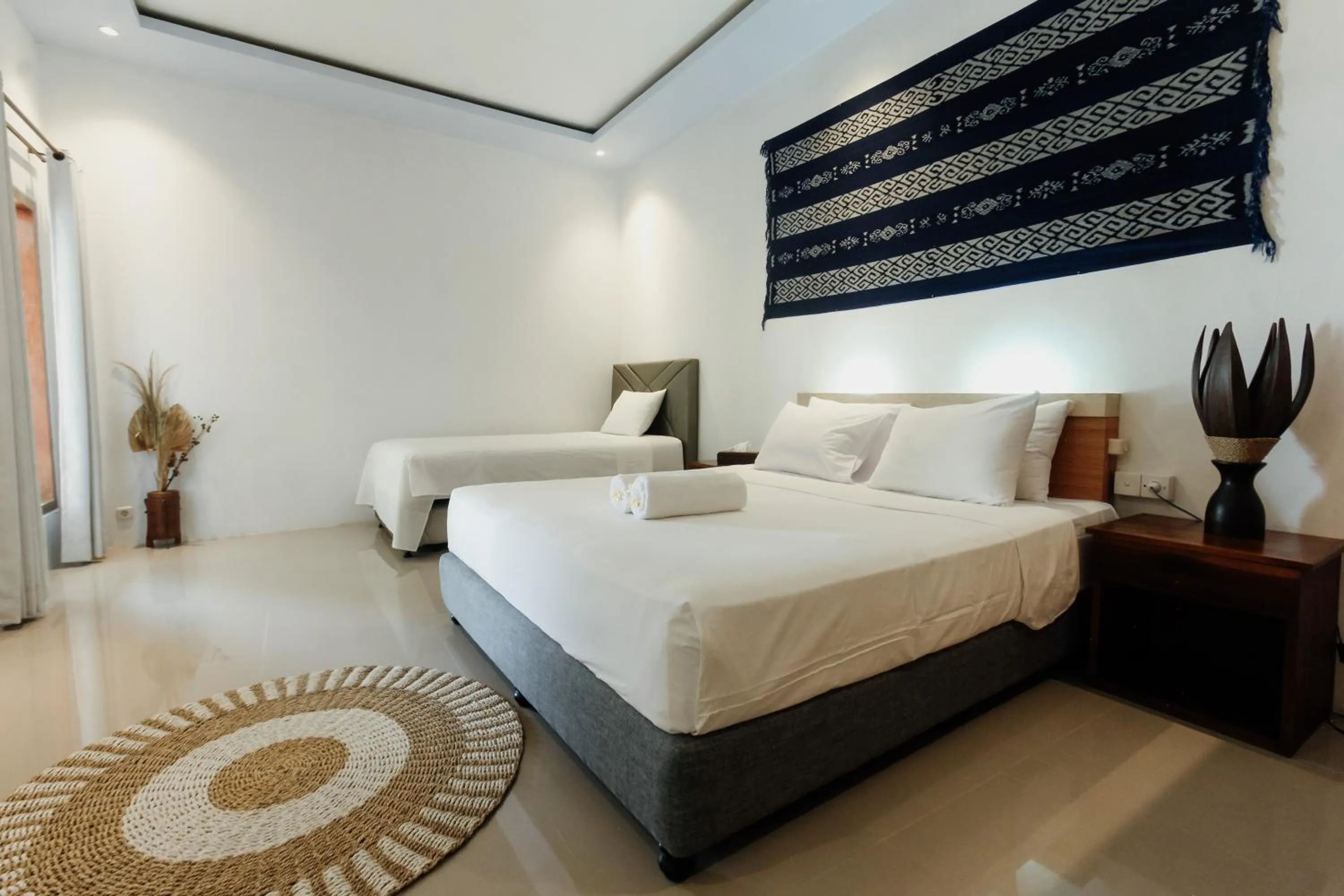 Bed in Sayang Bungalows