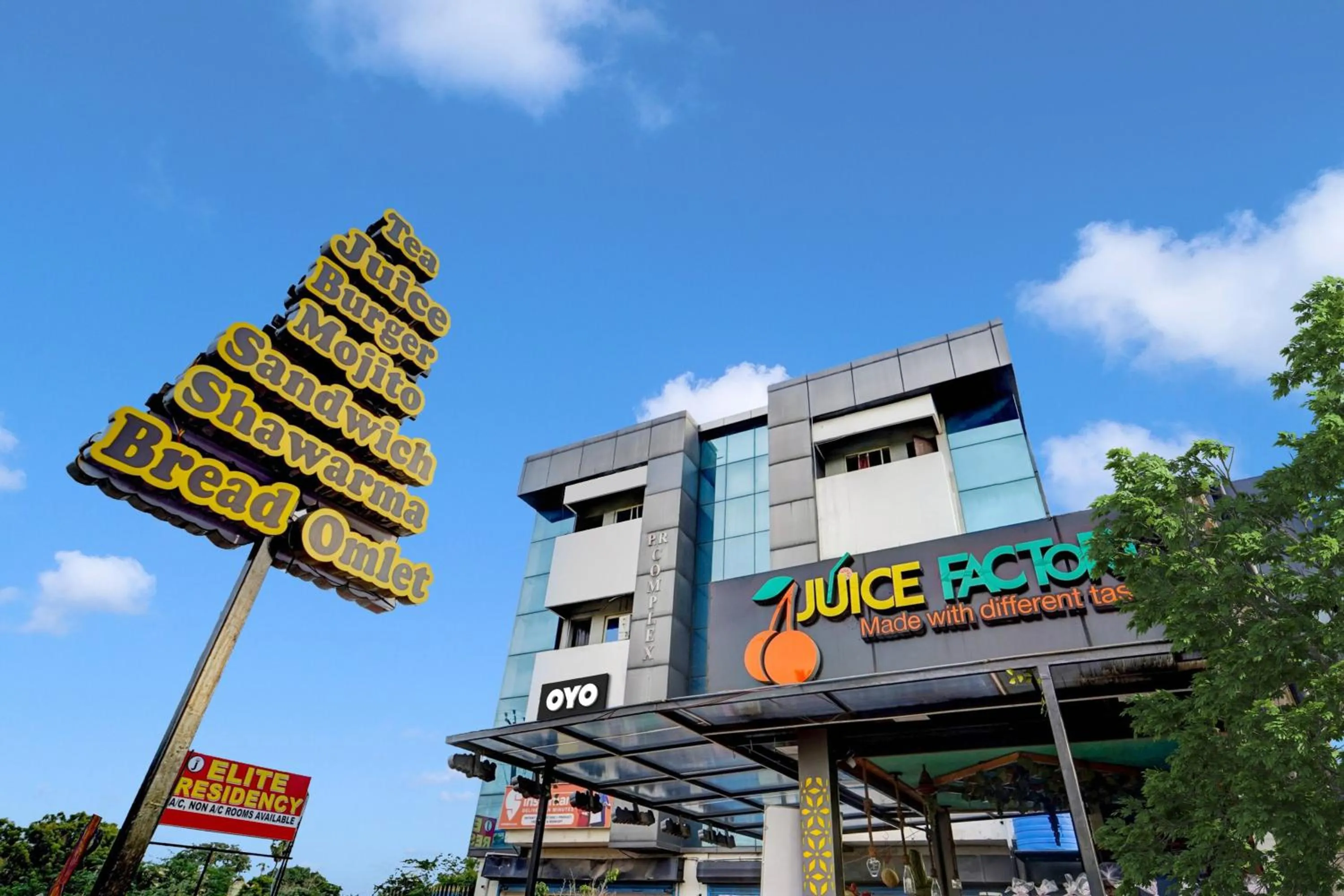 Facade/entrance in Hotel O Elite Residency