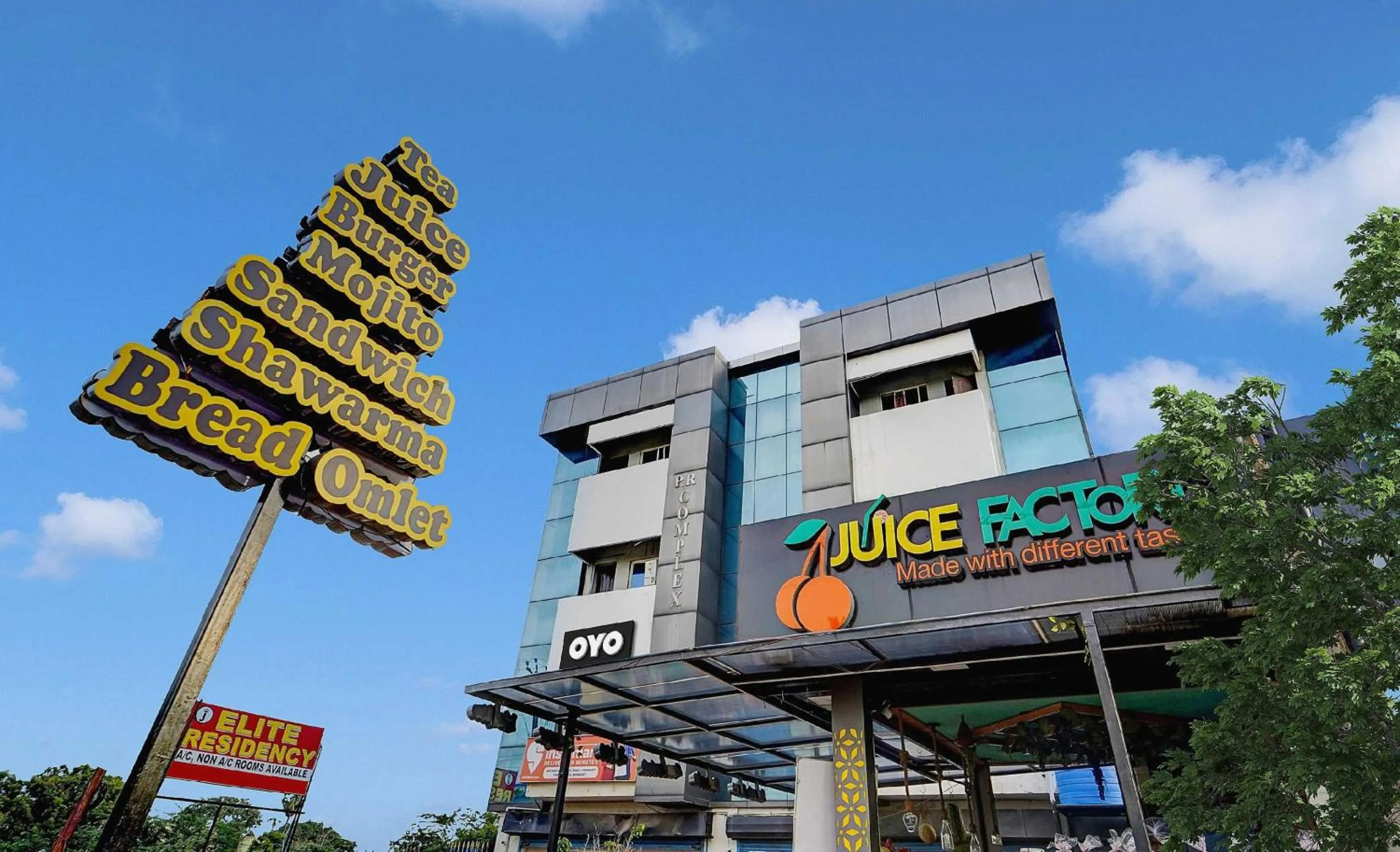 Facade/entrance in Hotel O Elite Residency