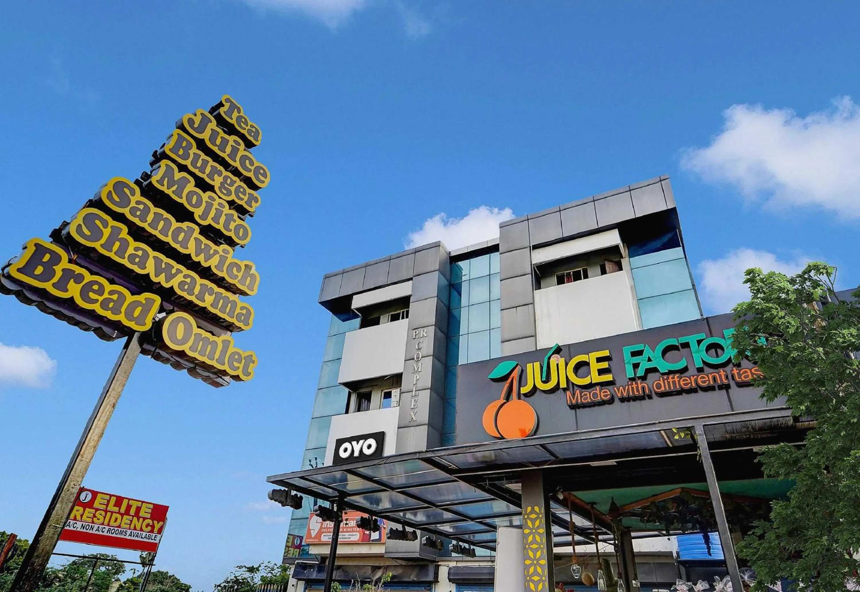 Facade/entrance in Hotel O Elite Residency