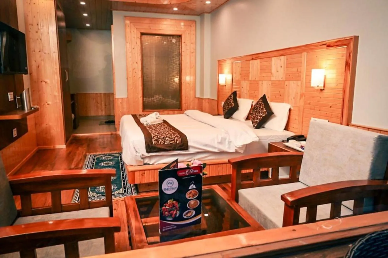 Seating area in OLD MANALI RETREAT