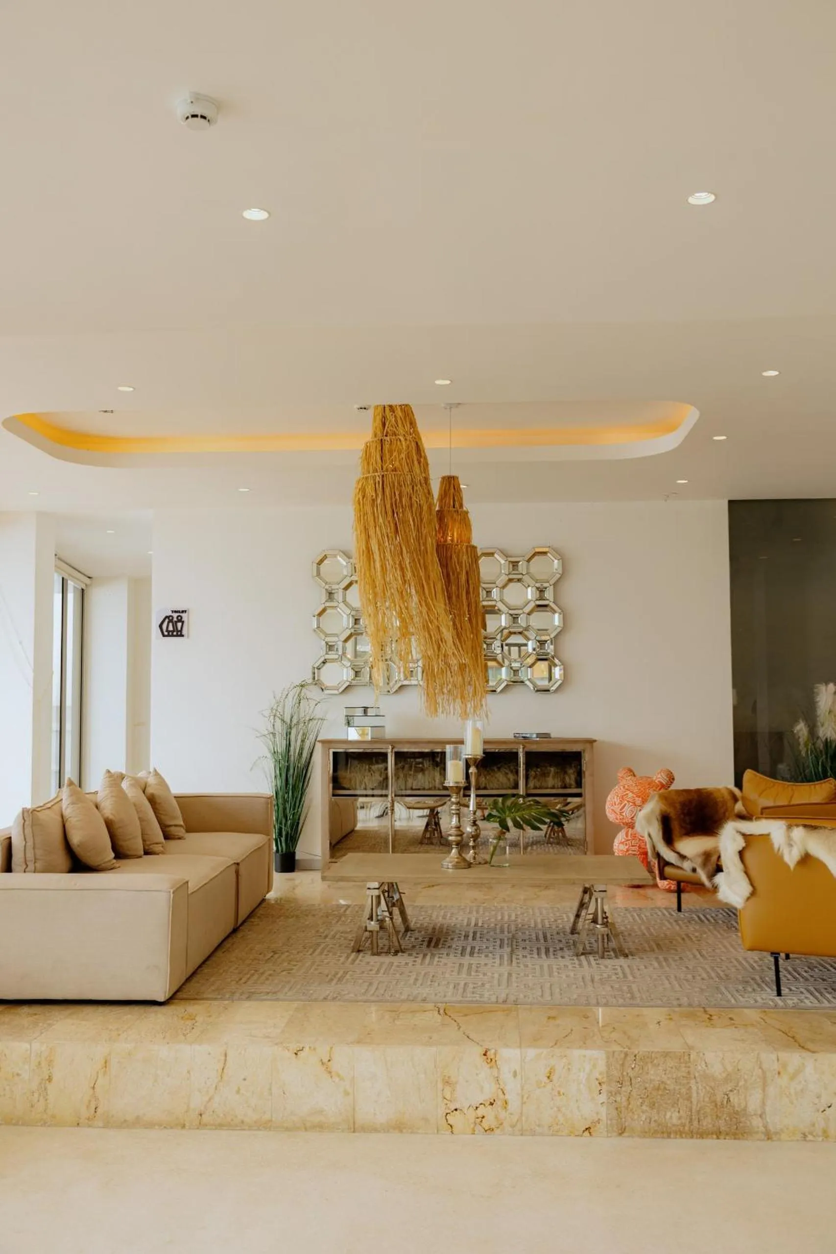 Seating area in Elite Atoll Beachfront Hotel