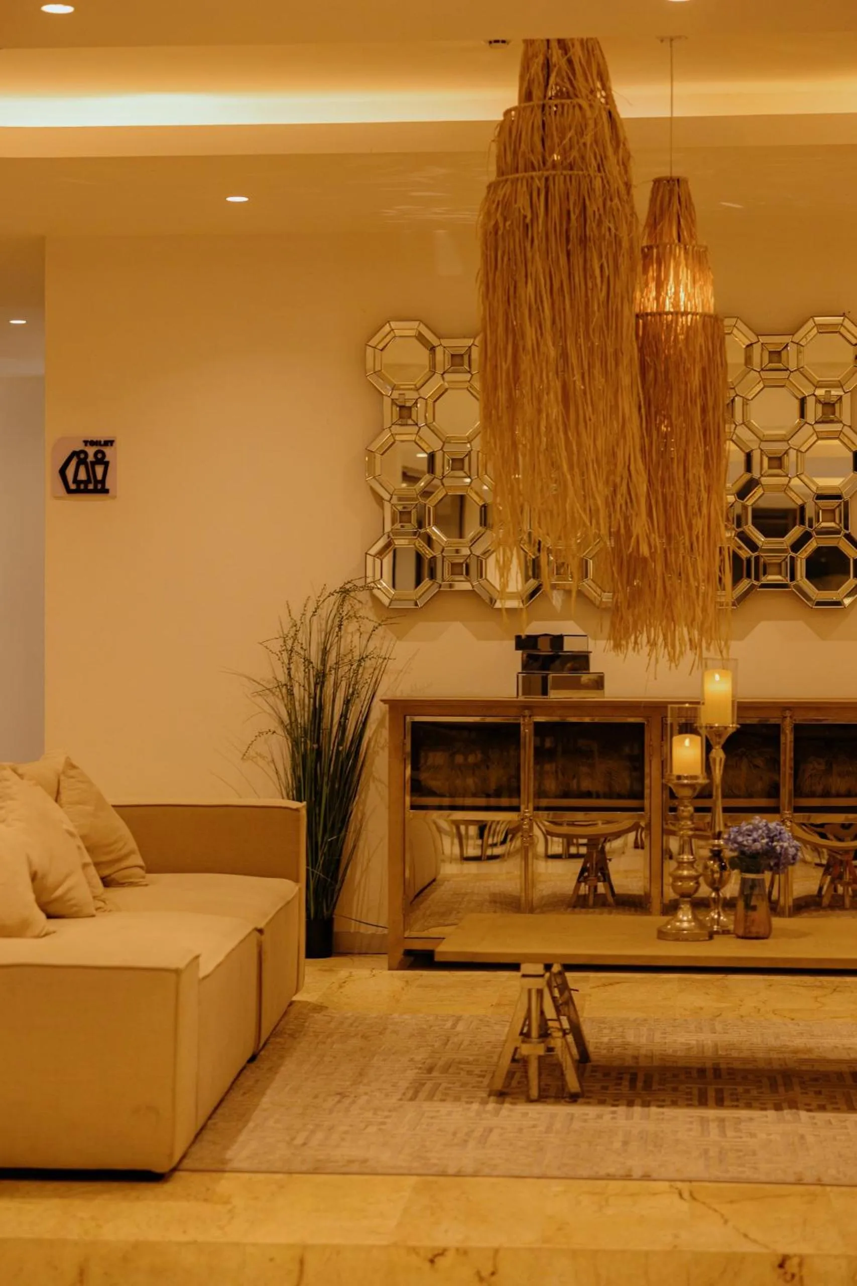 Seating area in Elite Atoll Beachfront Hotel