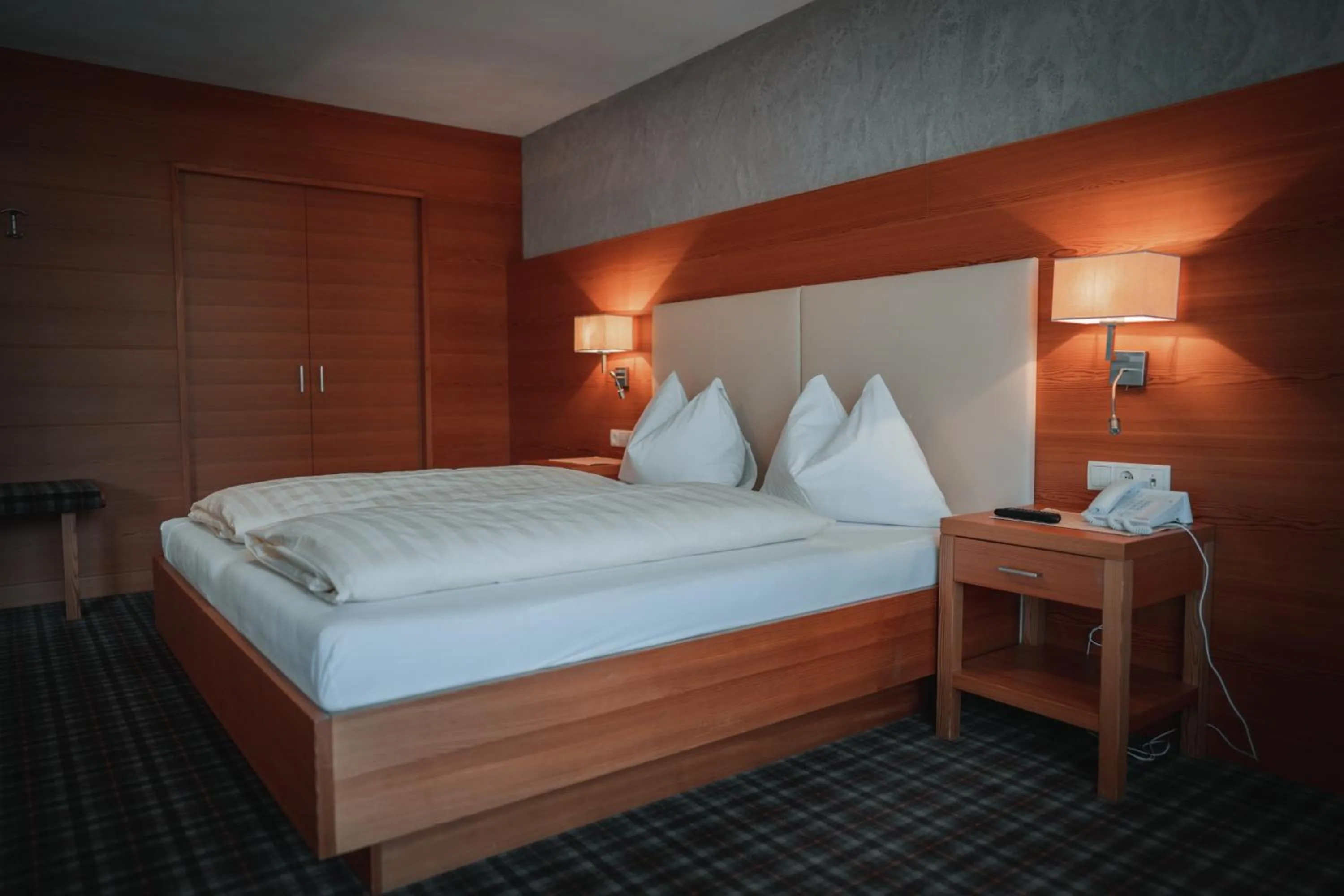 Bed in Hotel Sonnenhof