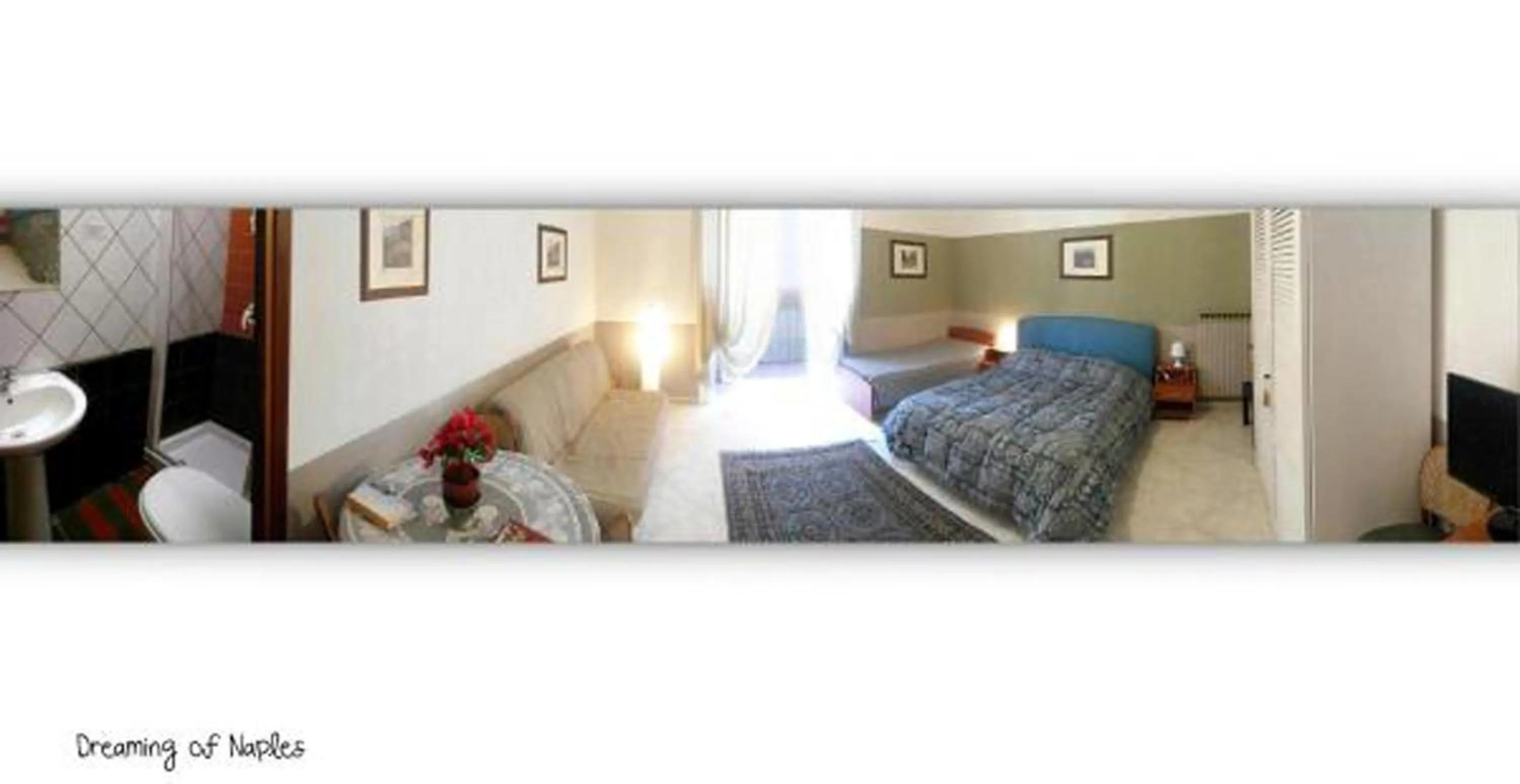 Bed in Dreaming of Naples