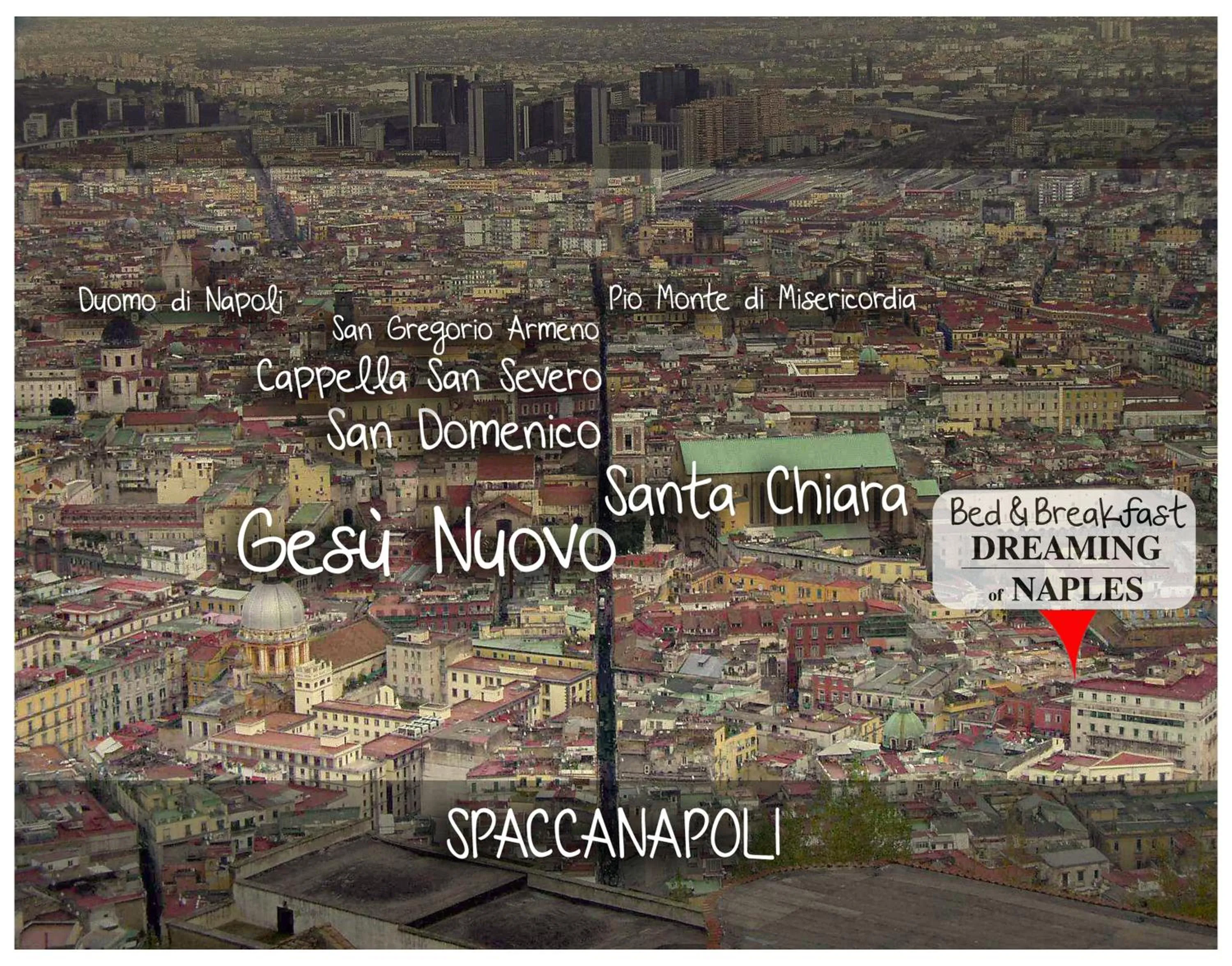 Text overlay in Dreaming of Naples